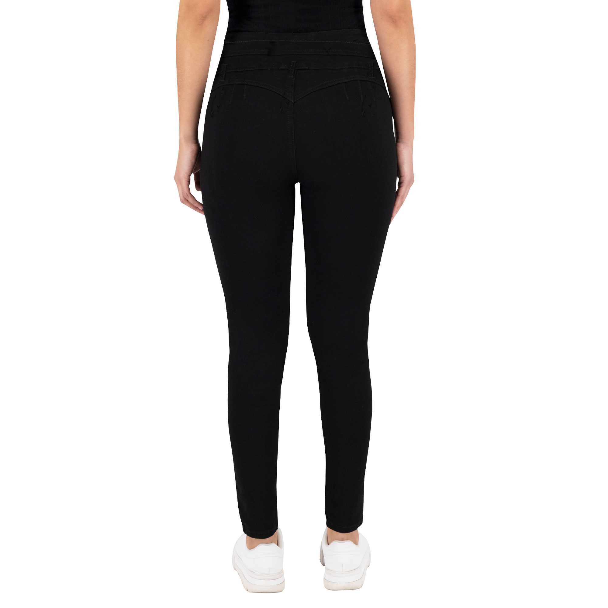 Foto 3 pulgar | Pantalón Skinny Britos Jeans Negros Mezclilla para Mujer