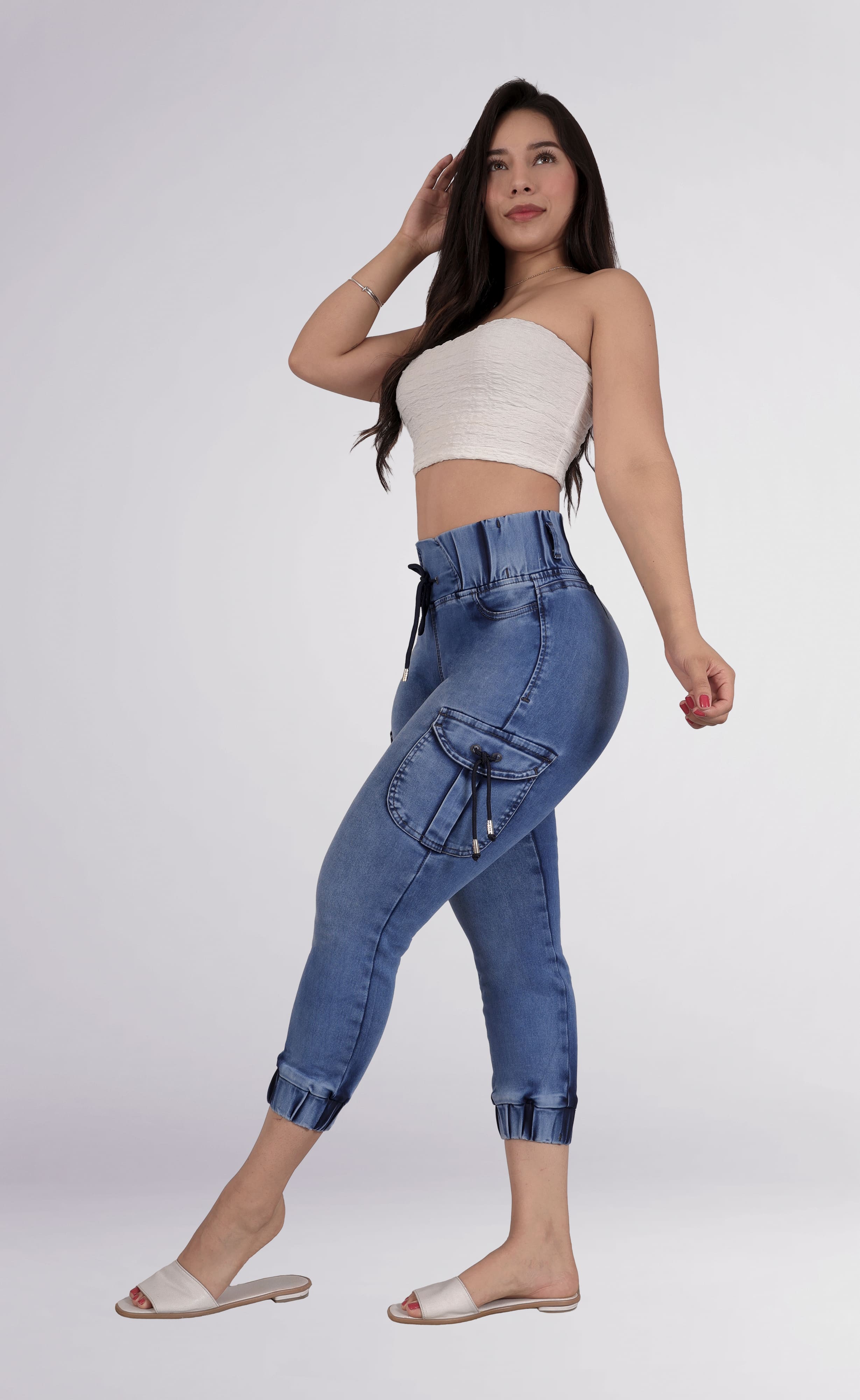 Foto 7 pulgar | Capri Jogger Casual Para Dama, Moldea Y Realza Tu Figura 3753/03