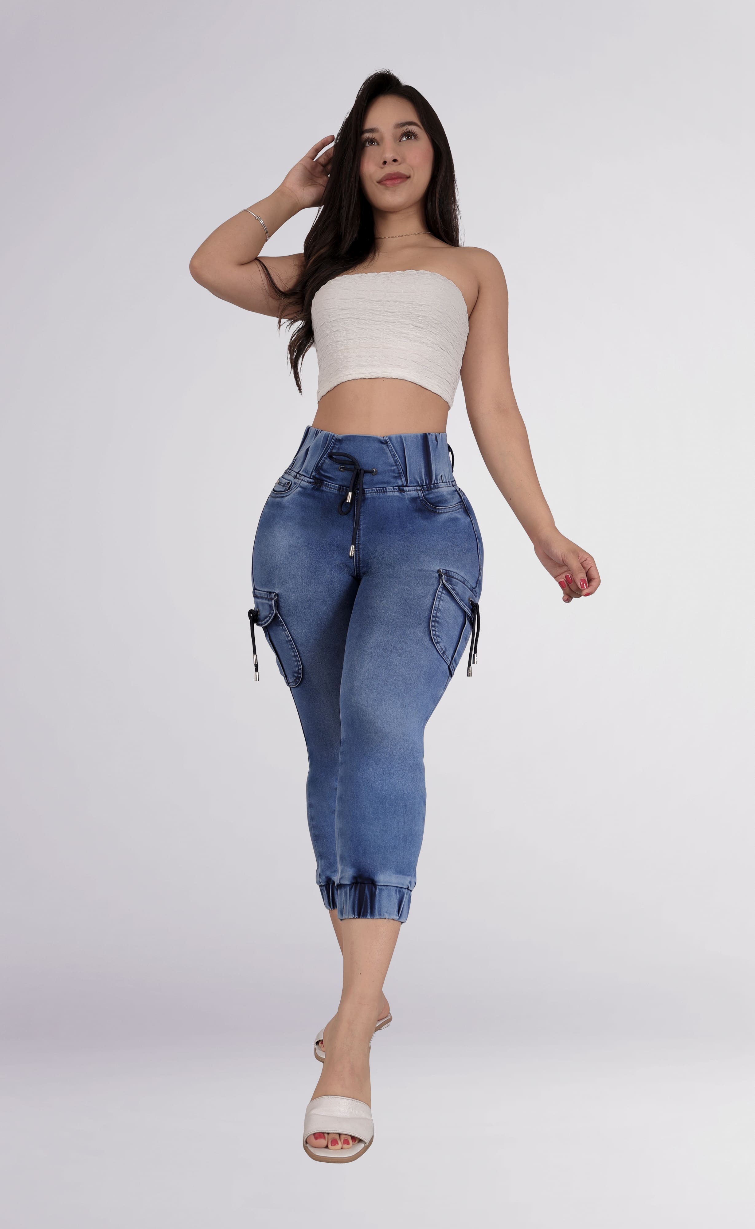 Foto 8 pulgar | Capri Jogger Casual Para Dama, Moldea Y Realza Tu Figura 3753/03