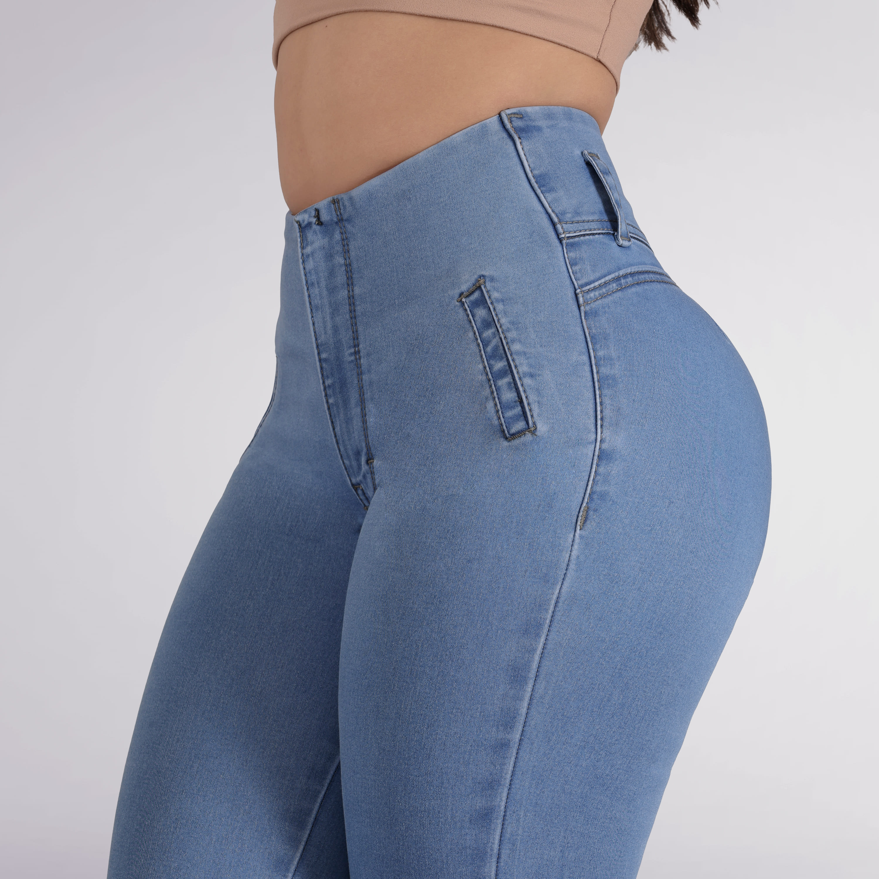 Foto 3 | Jeans Faja Dama Levanta Pompa Sea Brazil 3671/05