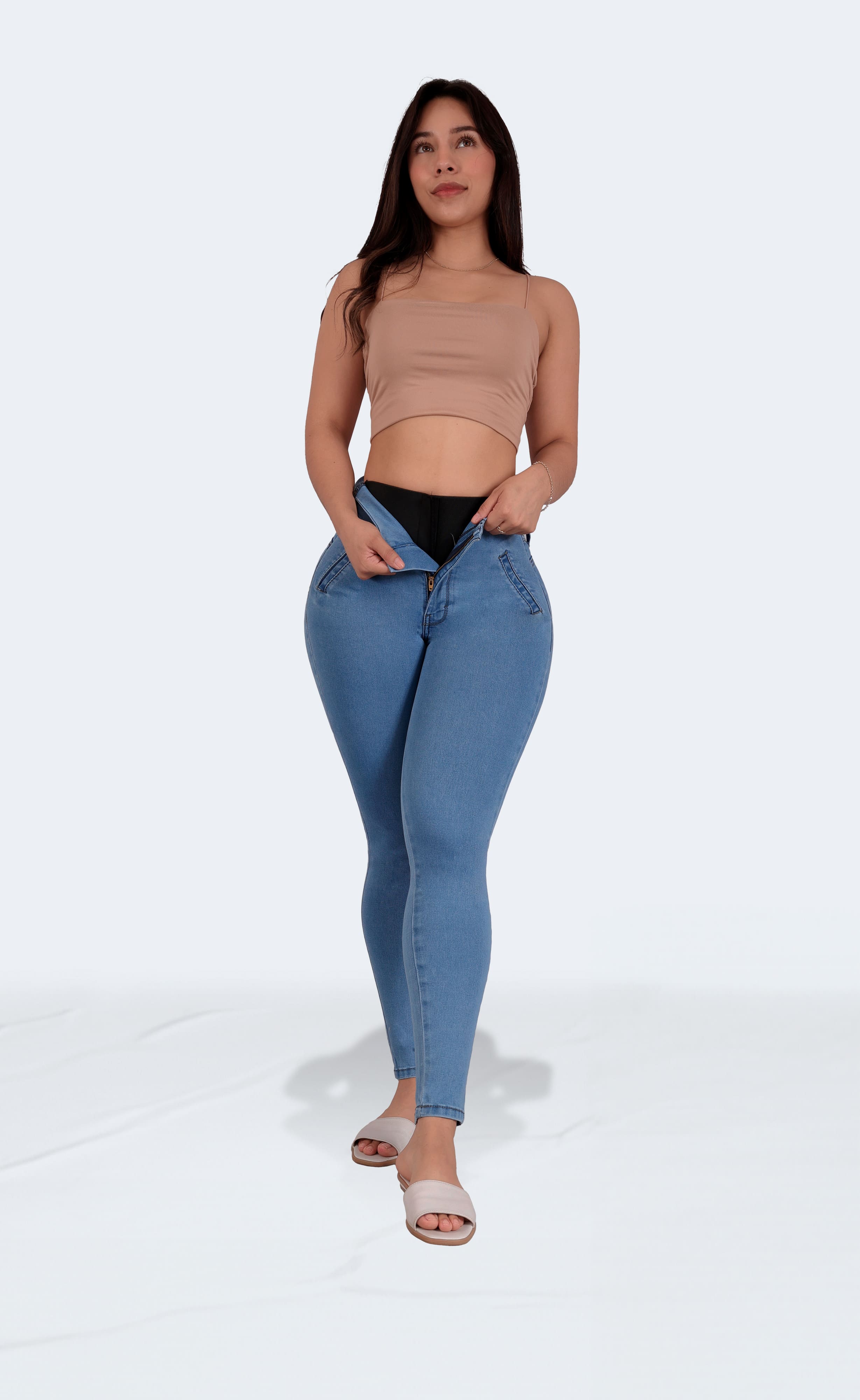 Foto 5 | Jeans Faja Dama Levanta Pompa Sea Brazil 3671/05