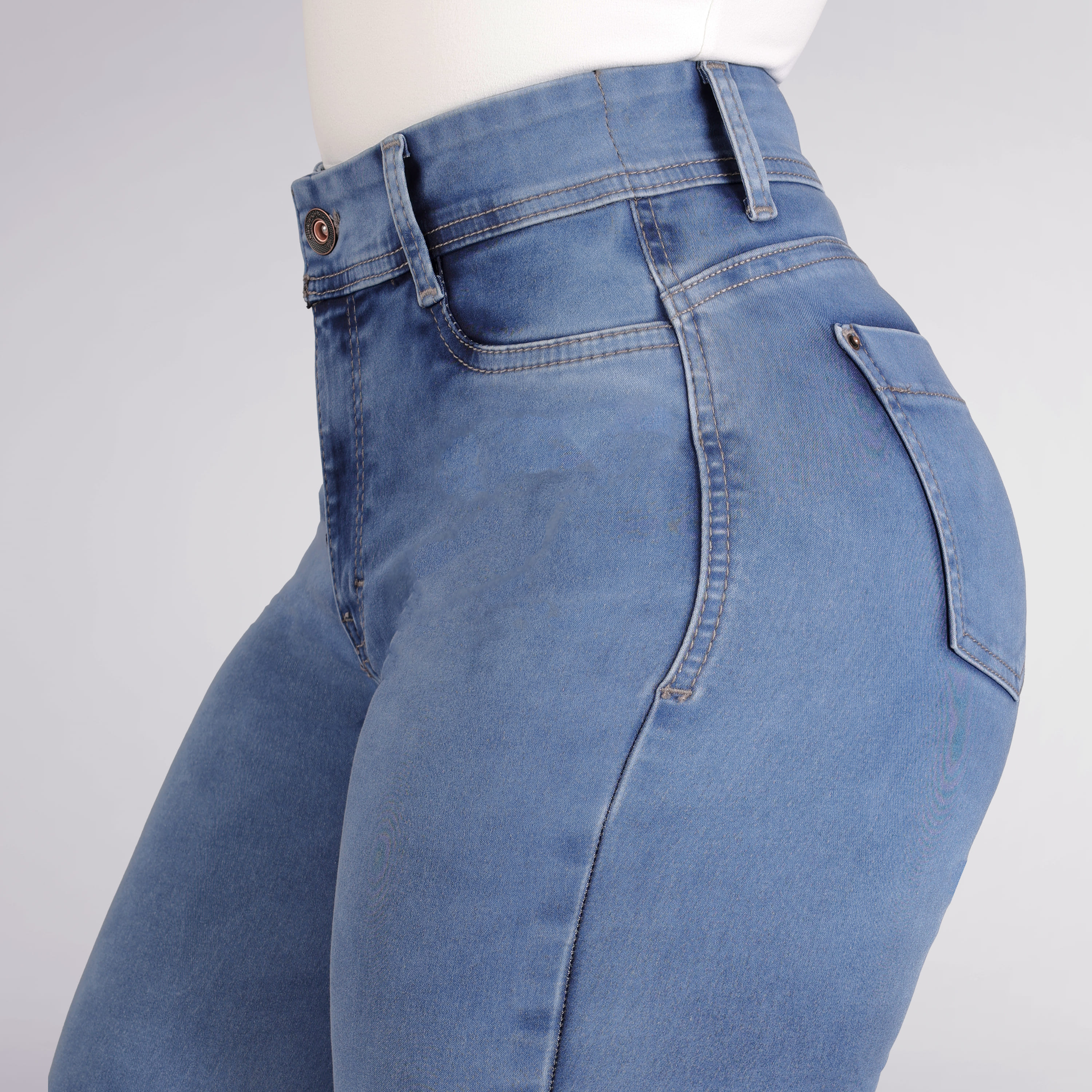 Foto 5 pulgar | Jeans Pantalón De Mezclilla Levanta Pompa Corte Colombiano 3769/05