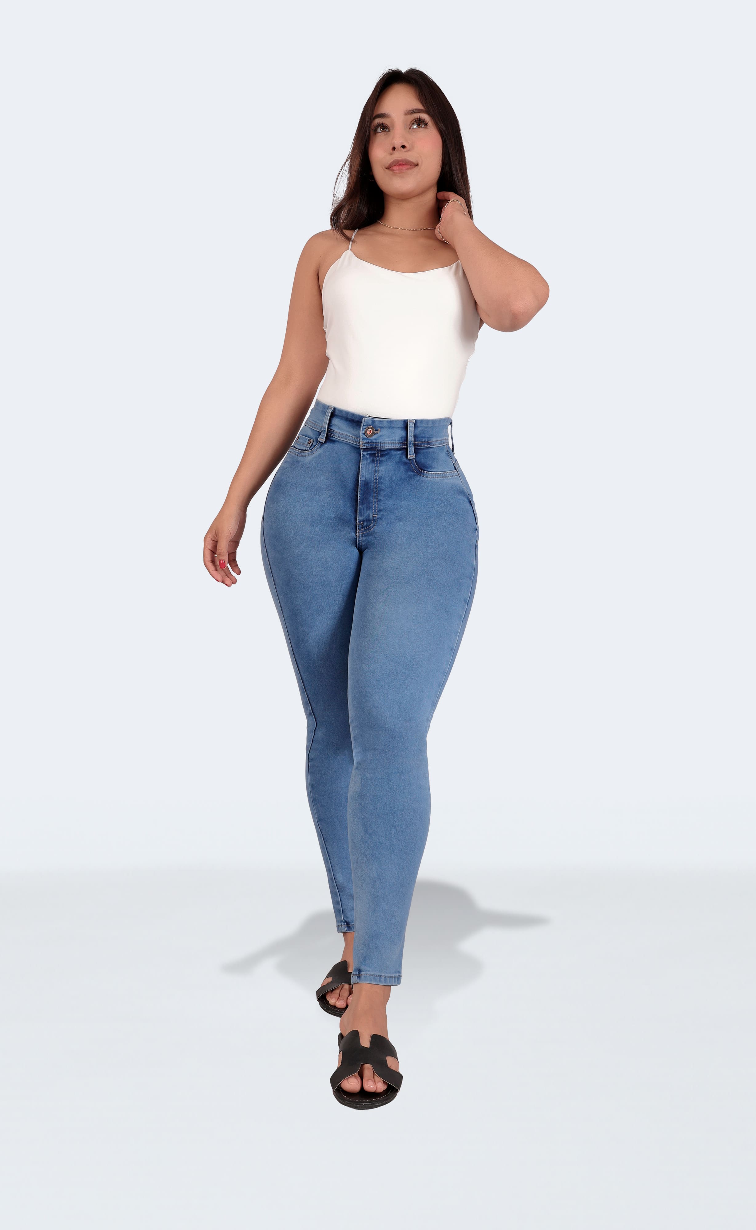 Foto 6 | Jeans Pantalón De Mezclilla Levanta Pompa Corte Colombiano 3769/05