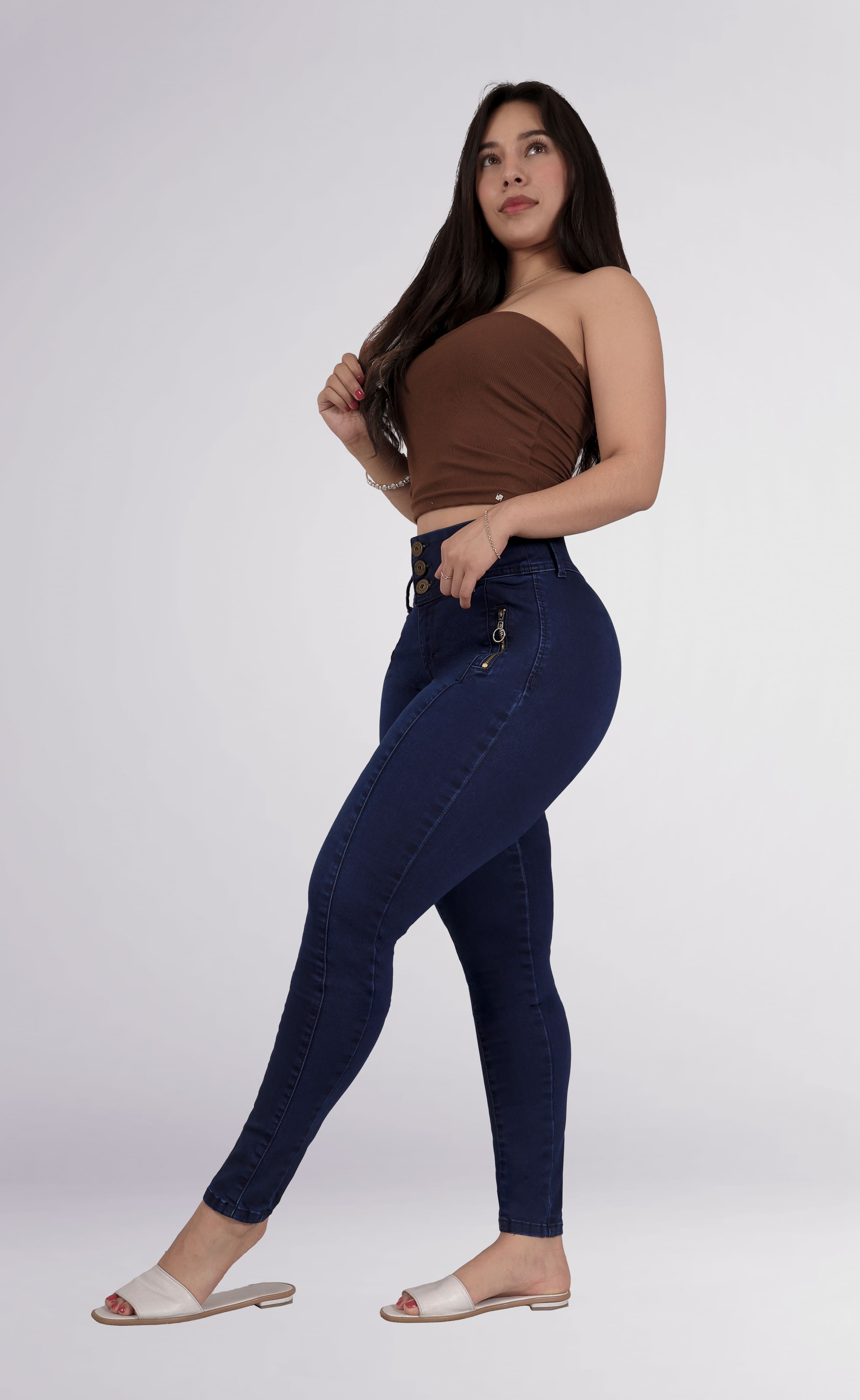 Foto 8 pulgar | Jeans Faja Dama Levanta Pompa Sea Brazil 2978/01