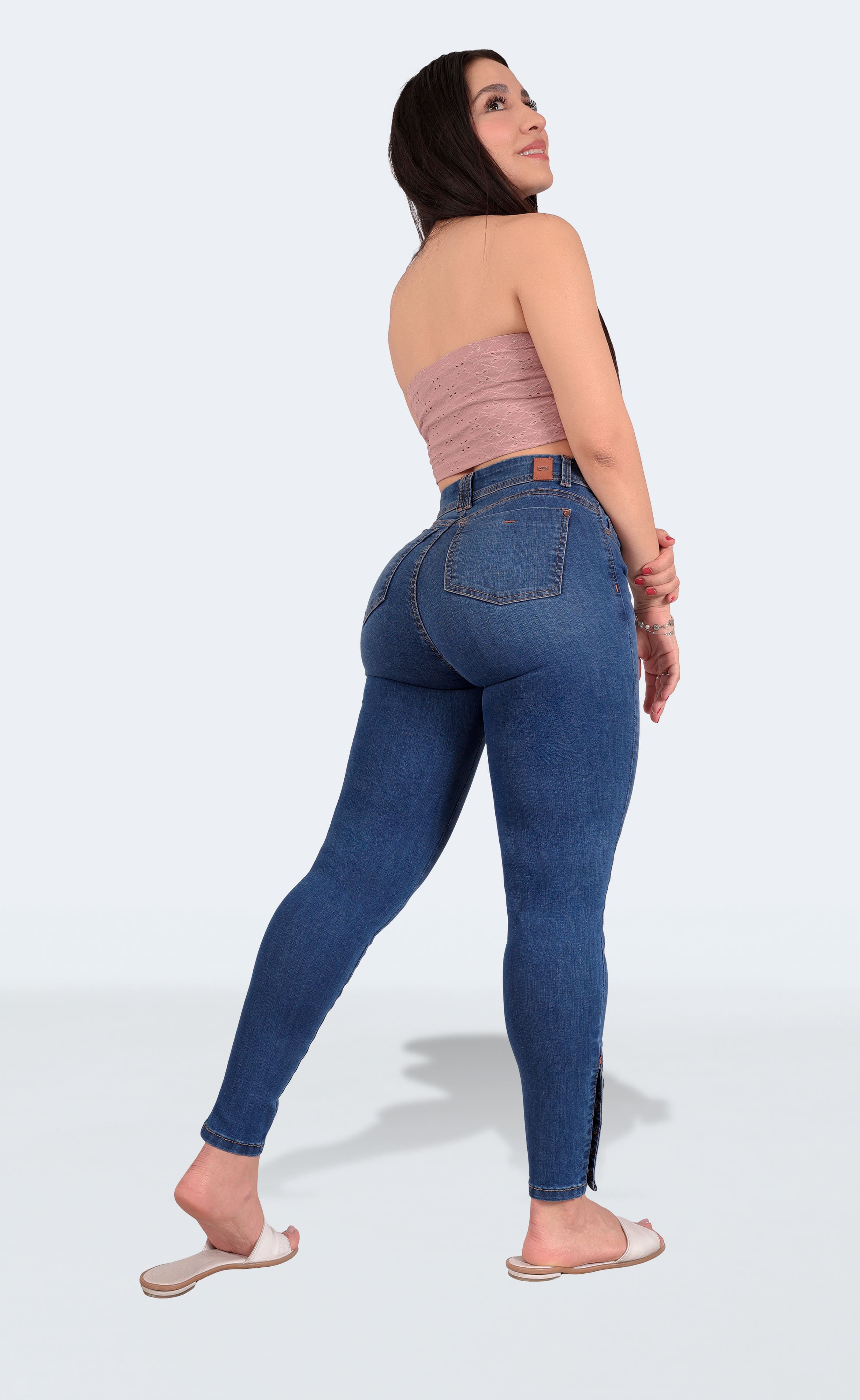 Foto 8 pulgar | Jeans Skinny Sea Brazil para Mujer