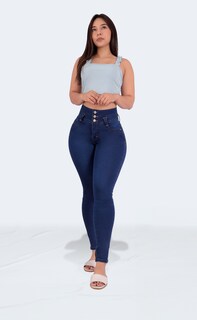 Foto 5 | Jeans Levanta Pompa Para Mujer Sea Brazil 2984/02