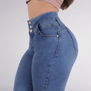 Foto 2 | Jeans Levanta Pompa Para Mujer Sea Brazil 2984/01