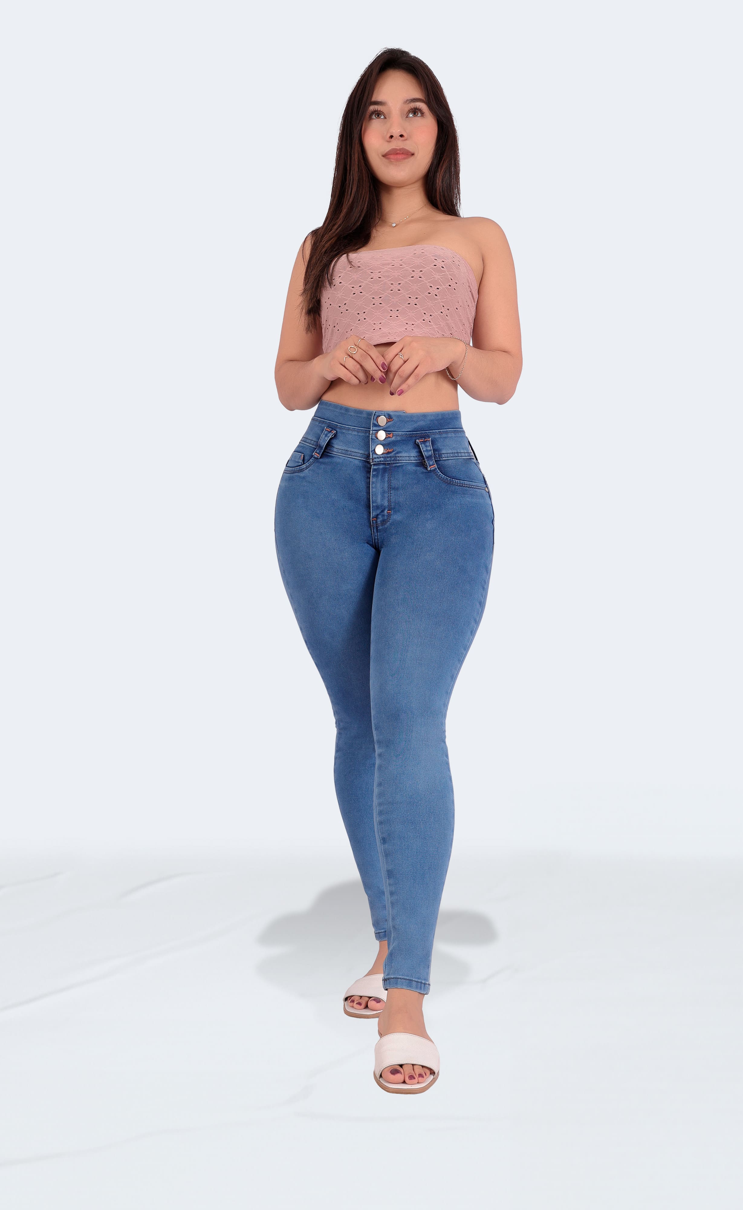Foto 6 pulgar | Jeans Levanta Pompa Para Mujer Sea Brazil 2984/01