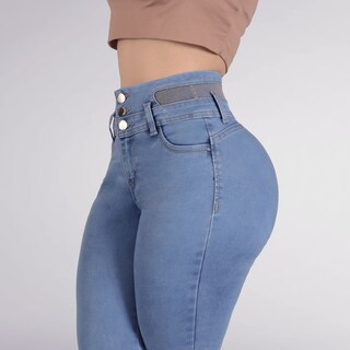 Foto 2 | Jeans Dama Pantalones Mujer Colombiano Levanta Pompa 3951/05