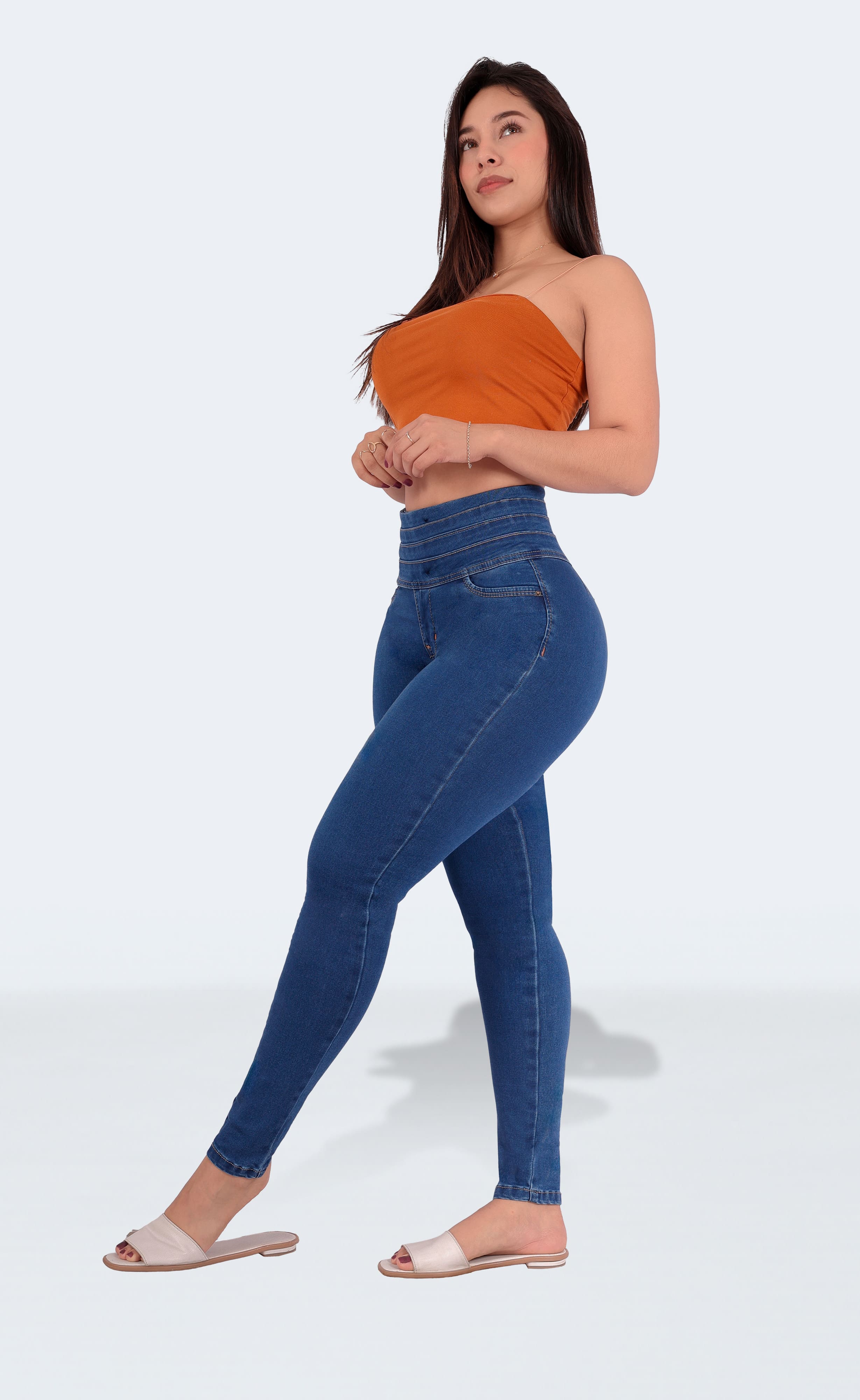 Foto 4 | Jeans Dama Pantalones Mujer Colombiano Levanta Pompa 3685/03