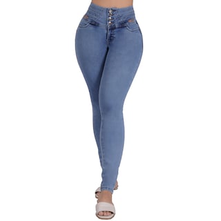 Foto 1 | Jeans Dama Pantalones Mujer Colombiano Levanta Pompa