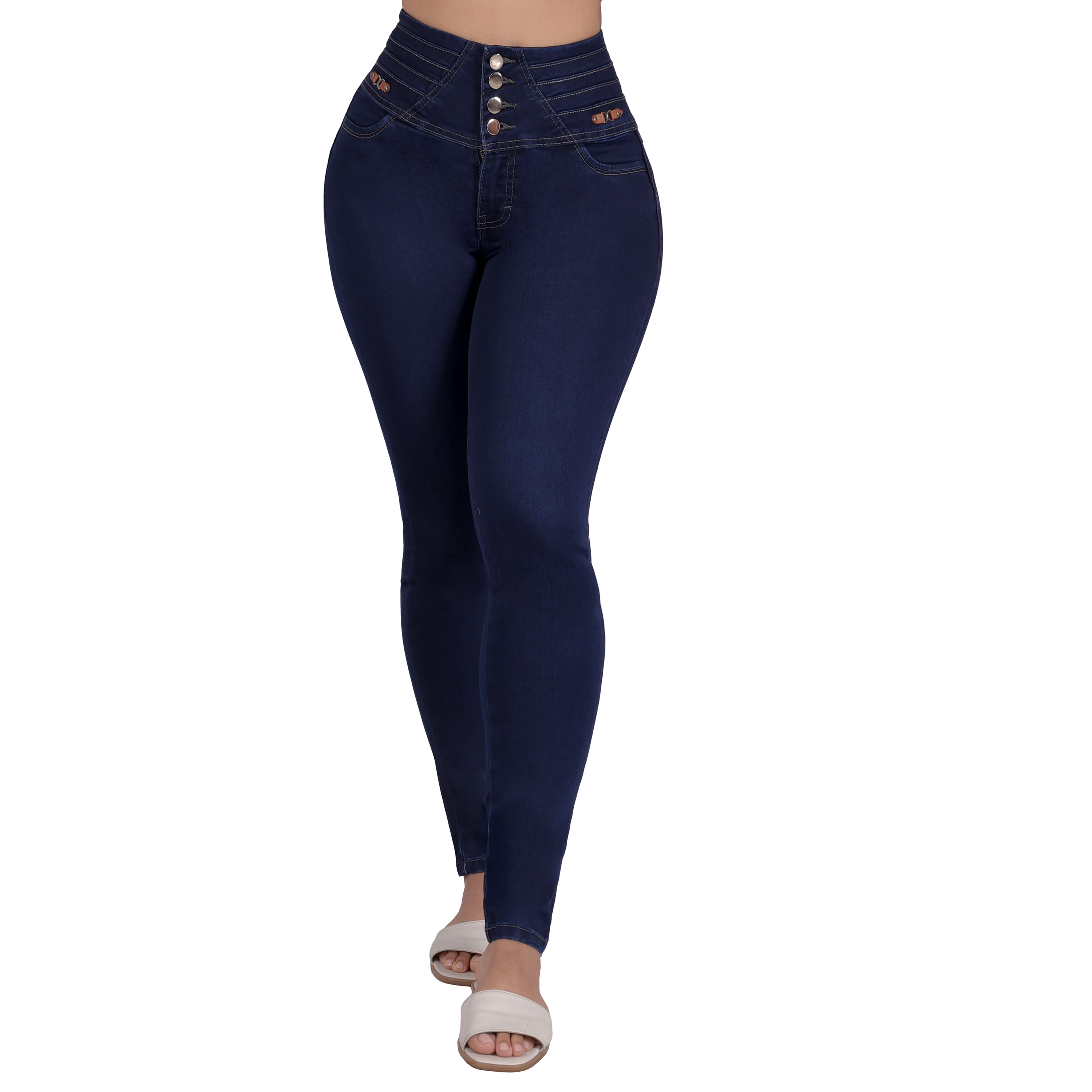 Foto 2 pulgar | Jeans Dama Pantalones Mujer Colombiano Levanta Pompa