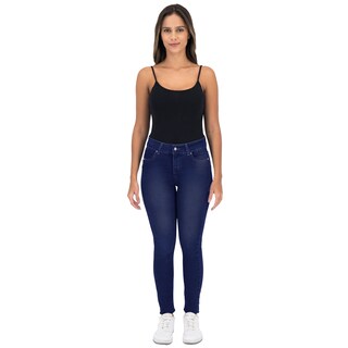 Foto 3 | Pantalón Skinny Britos Jeans Mujer Mezclilla Azul 025685