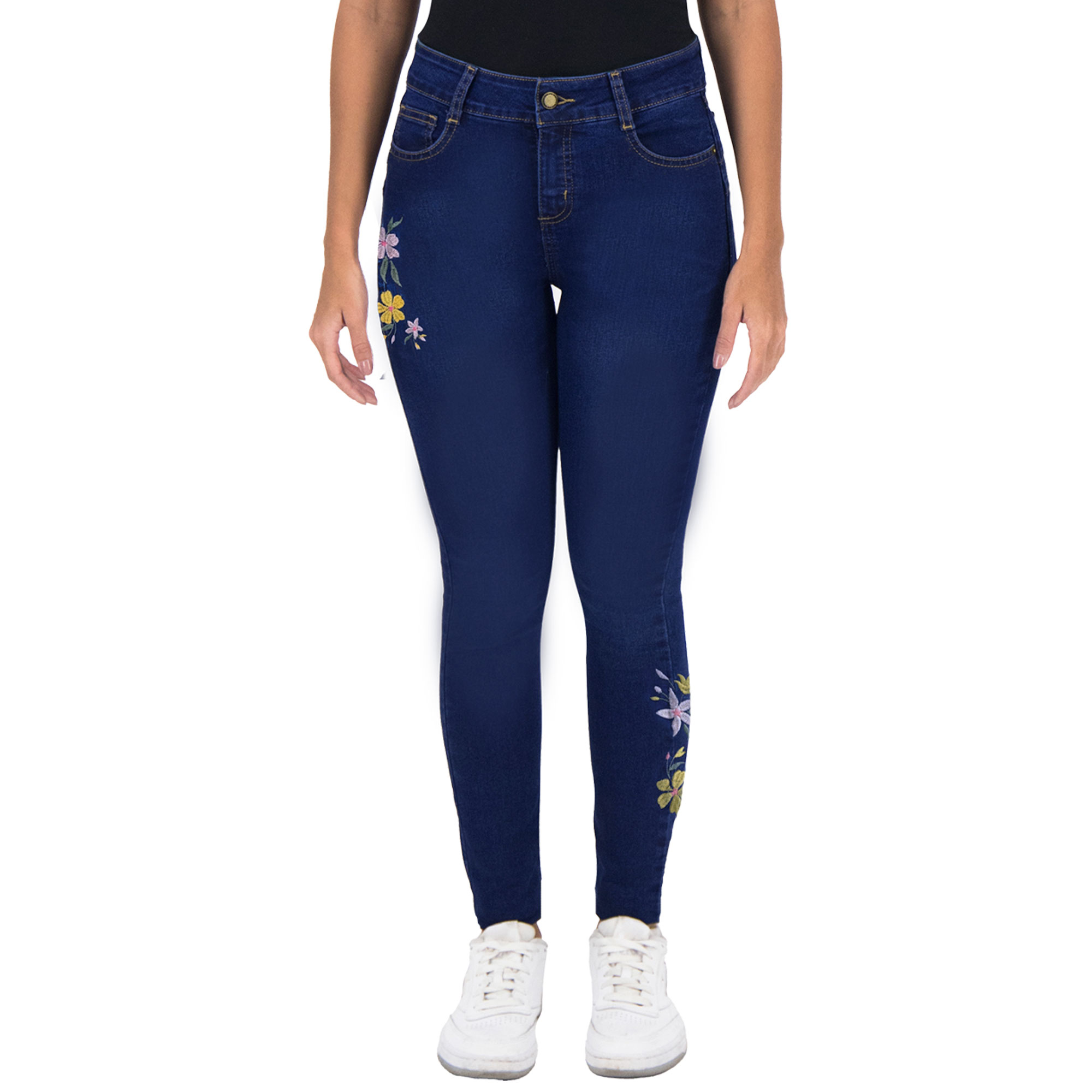 Foto 1 | Pantalón Skinny Britos Jeans Mujer Mezclilla Azul 025704