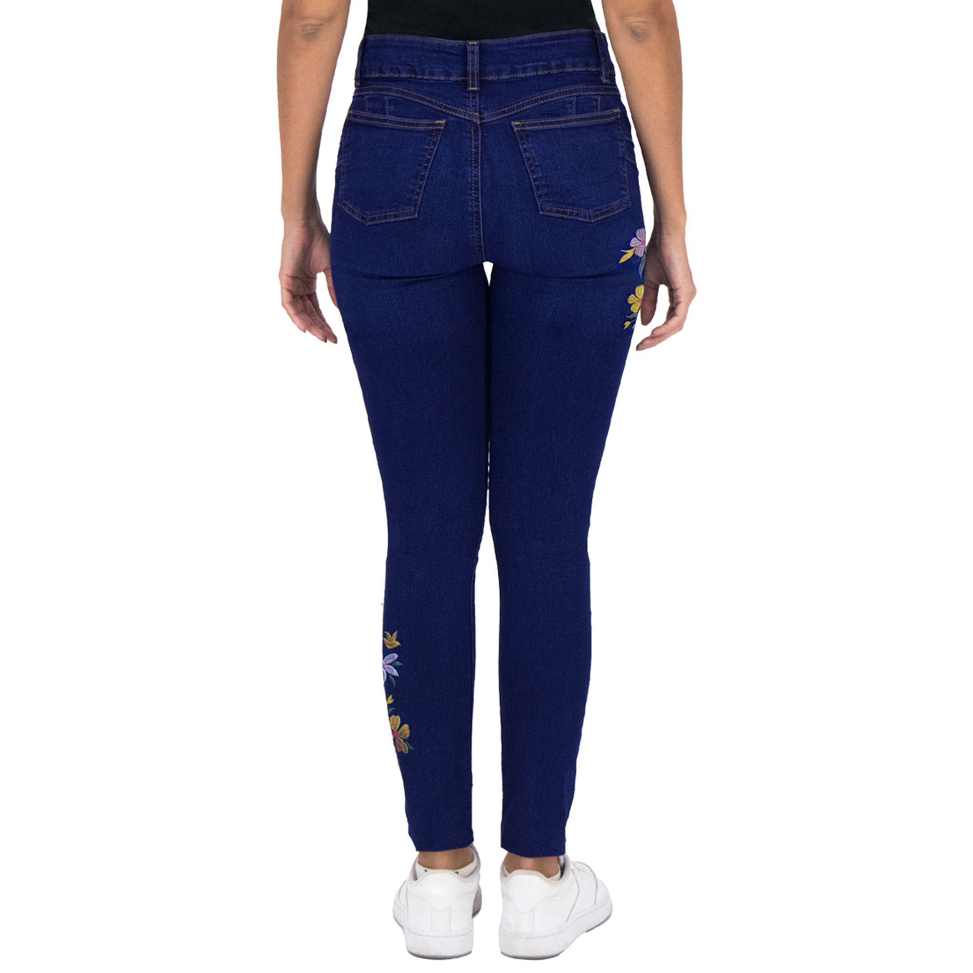 Foto 2 | Pantalón Skinny Britos Jeans Mujer Mezclilla Azul 025704