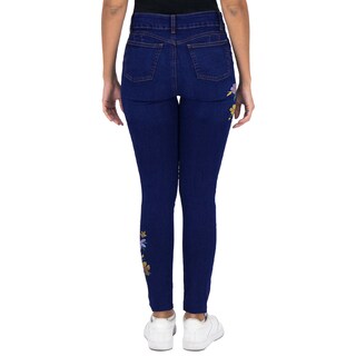 Foto 2 | Pantalón Skinny Britos Jeans Mujer Mezclilla Azul 025704