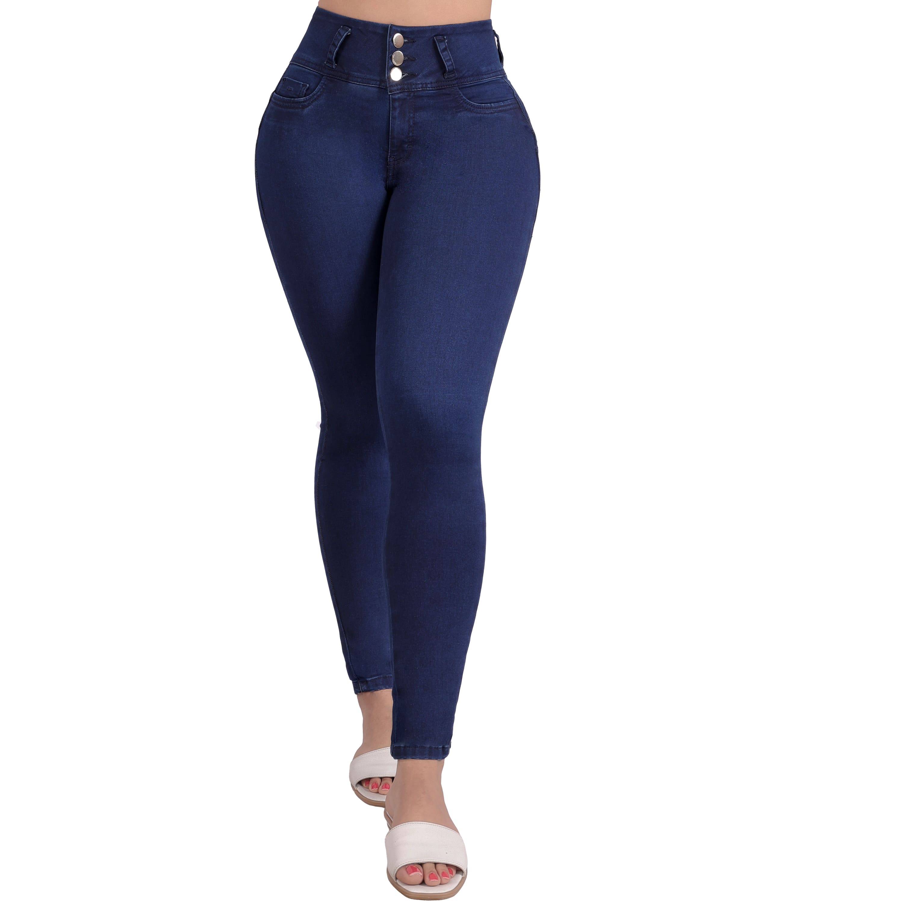 Foto 2 pulgar | Jeans Pantalón De Mezclilla Levanta Pompa Corte Colombiano Con Push Up Sea Brazil
