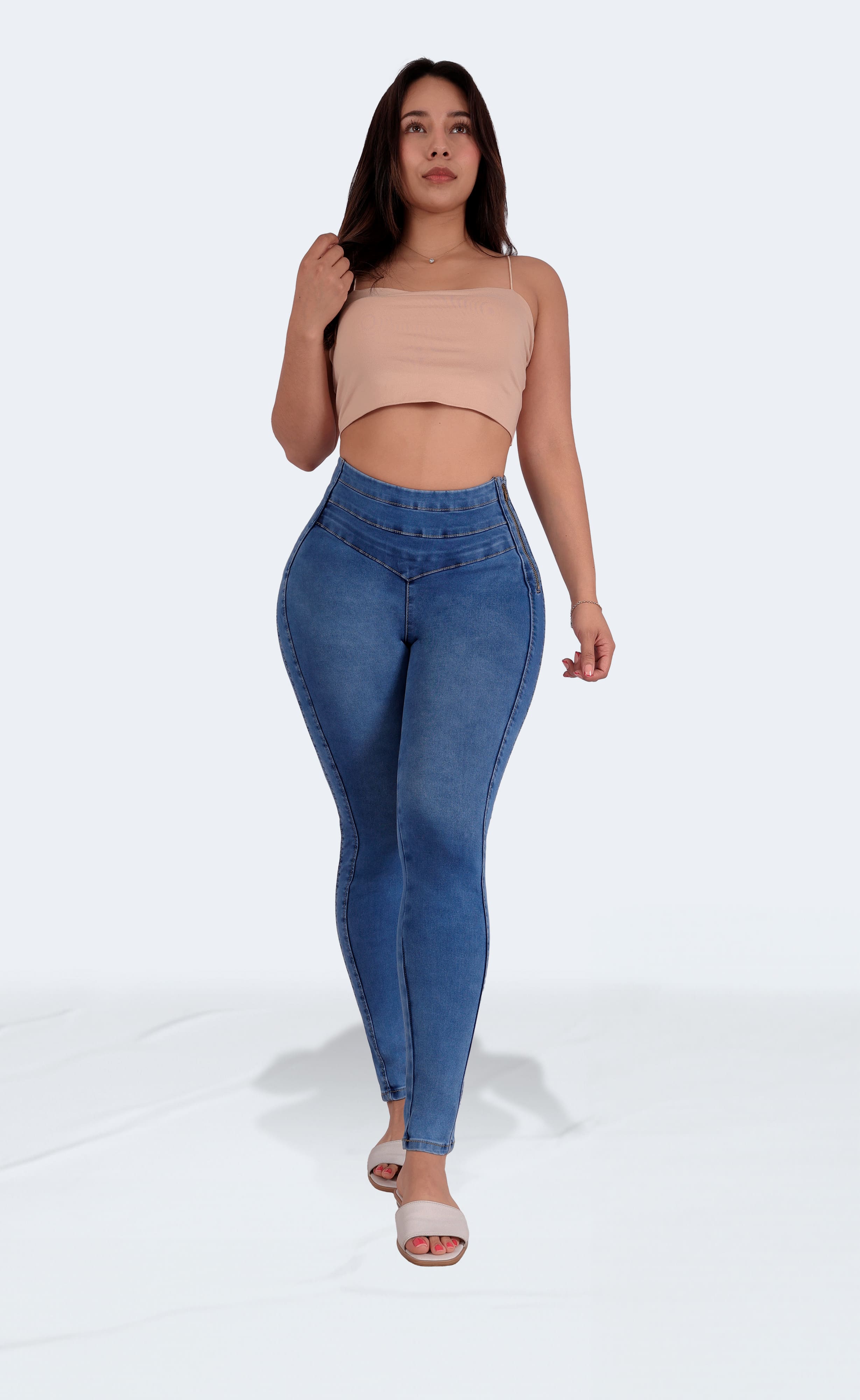 Foto 3 | Jeans Dama Pantalones Mujer Colombiano Levanta Pompa Sea Brazil