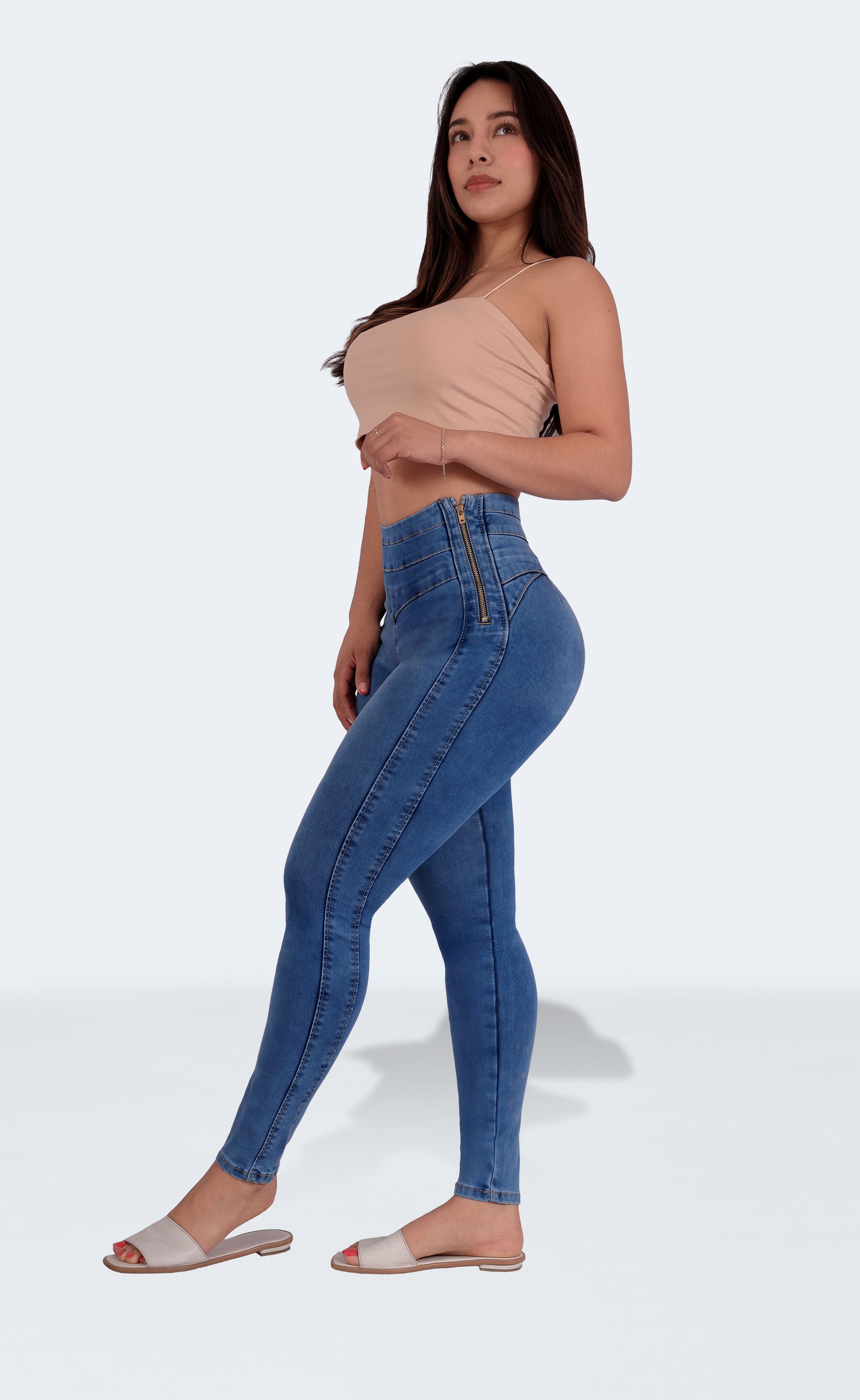 Foto 4 | Jeans Dama Pantalones Mujer Colombiano Levanta Pompa Sea Brazil