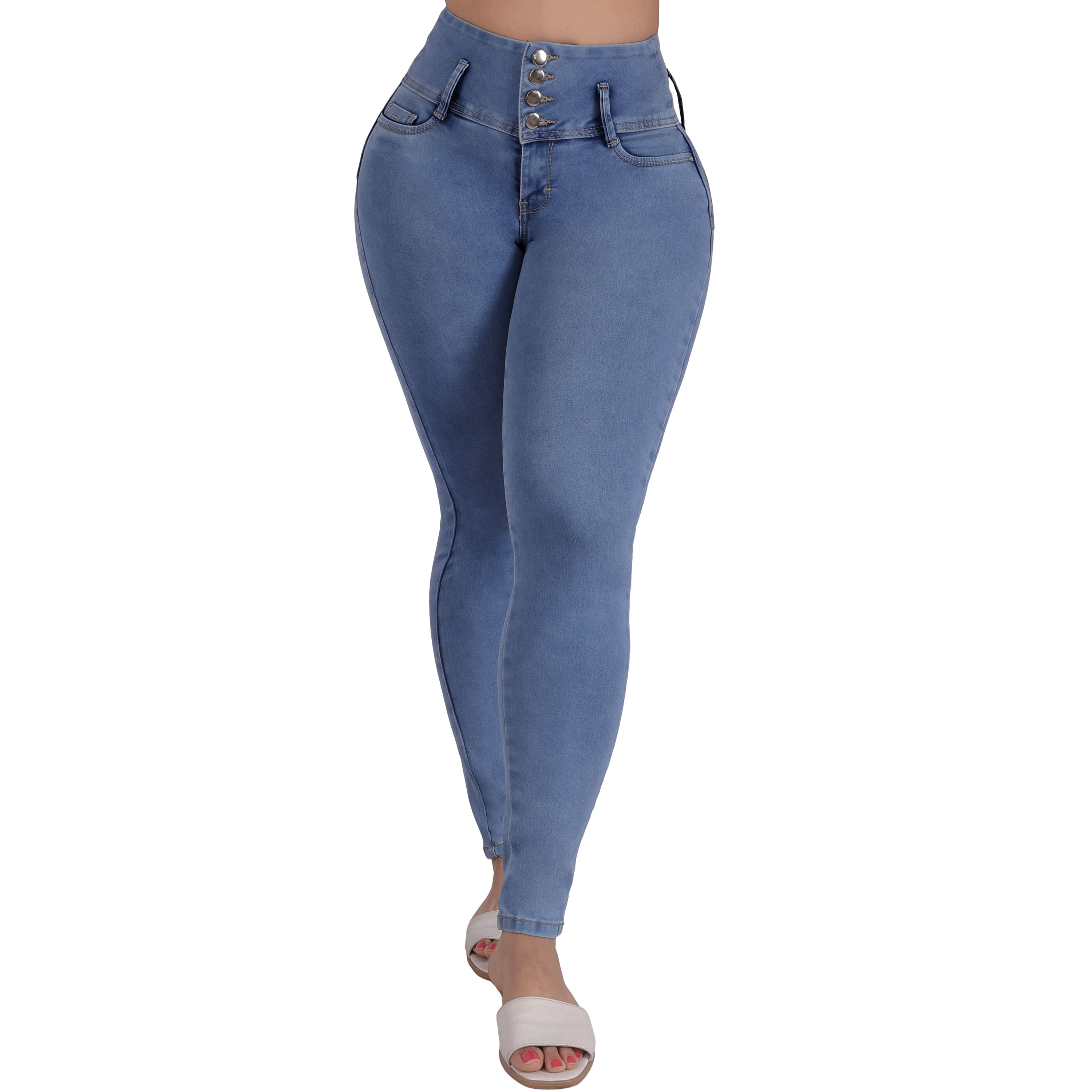 Foto 1 | Jeans Dama Pantalones Mujer Colombiano Levanta Pompa Sea Brazil