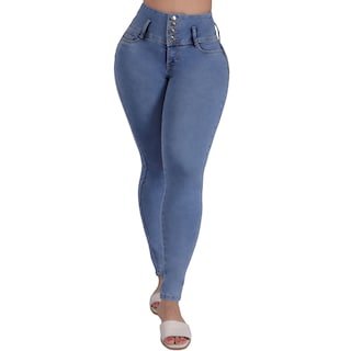Foto 1 | Jeans Dama Pantalones Mujer Colombiano Levanta Pompa Sea Brazil