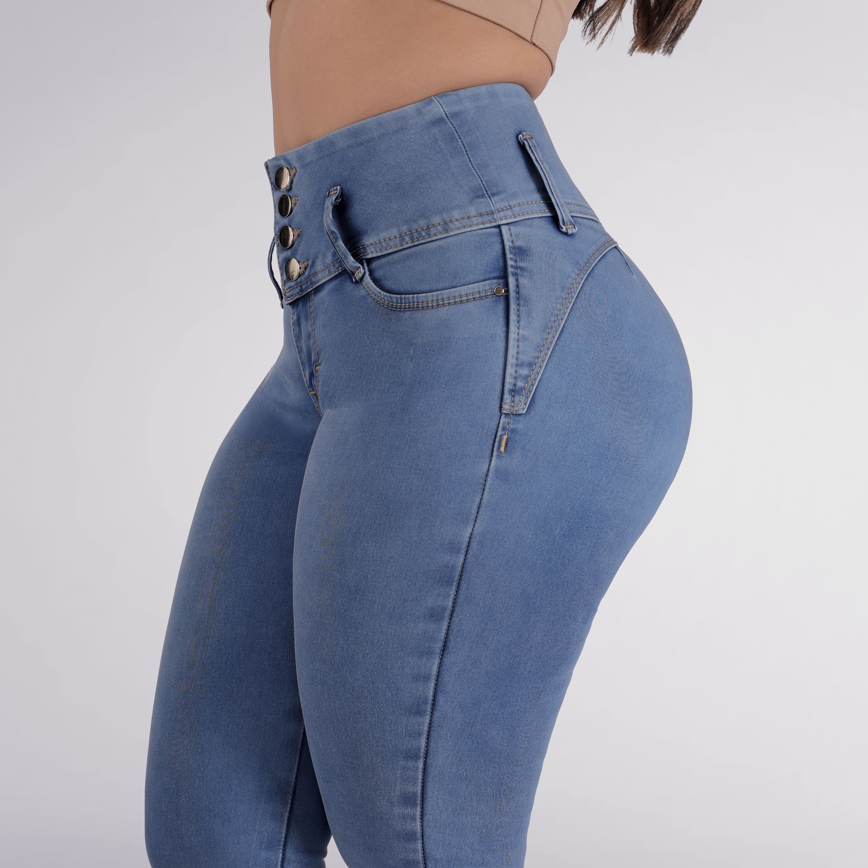 Foto 2 | Jeans Dama Pantalones Mujer Colombiano Levanta Pompa Sea Brazil