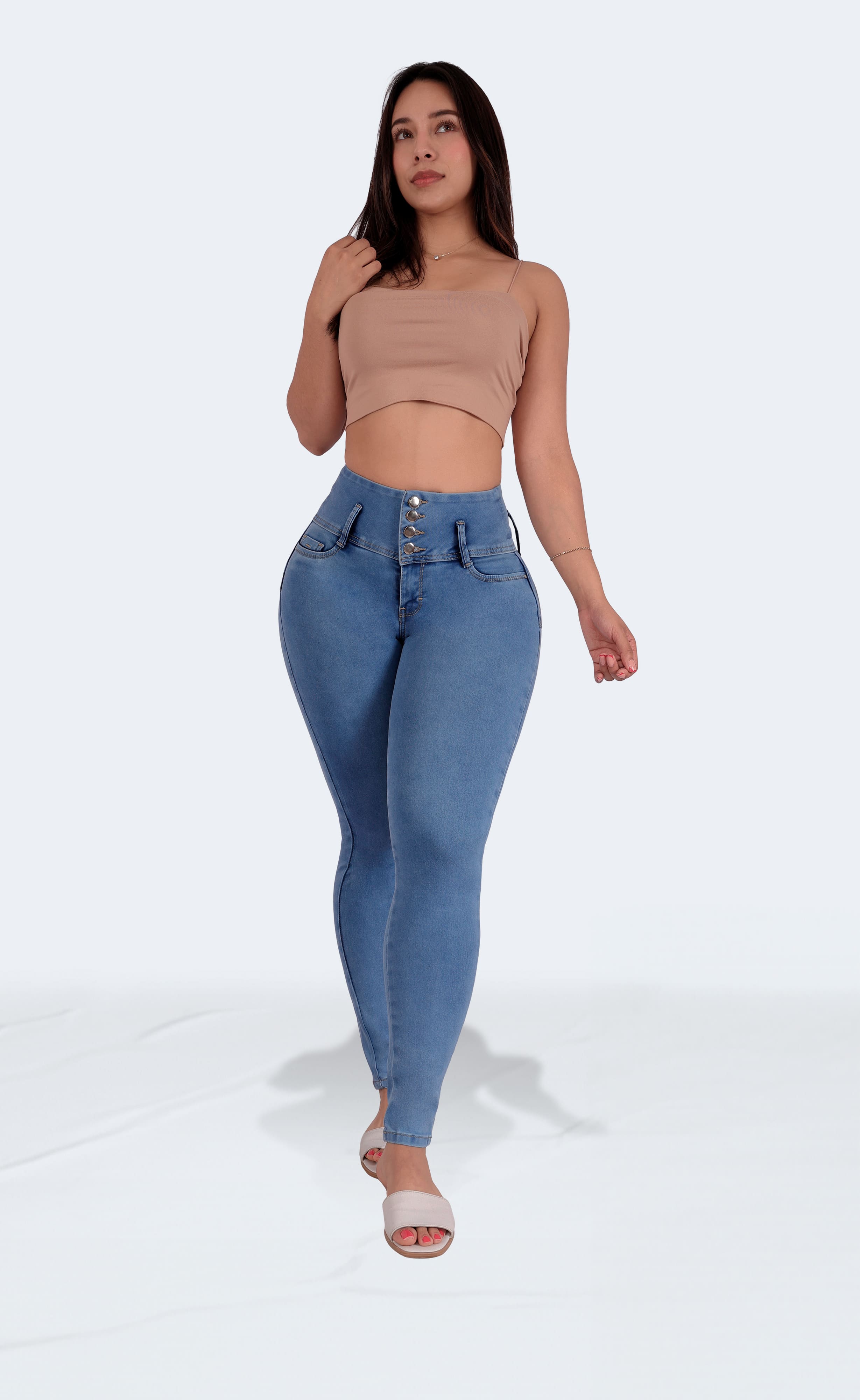 Foto 3 | Jeans Dama Pantalones Mujer Colombiano Levanta Pompa Sea Brazil