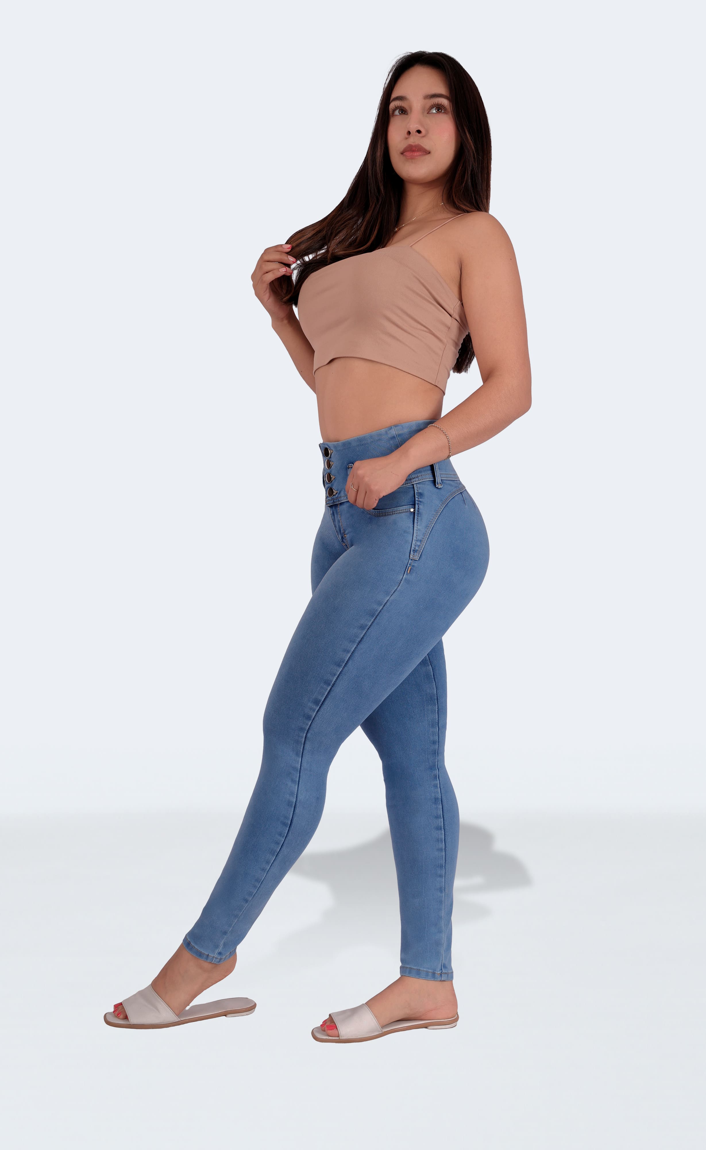 Foto 5 pulgar | Jeans Dama Pantalones Mujer Colombiano Levanta Pompa Sea Brazil