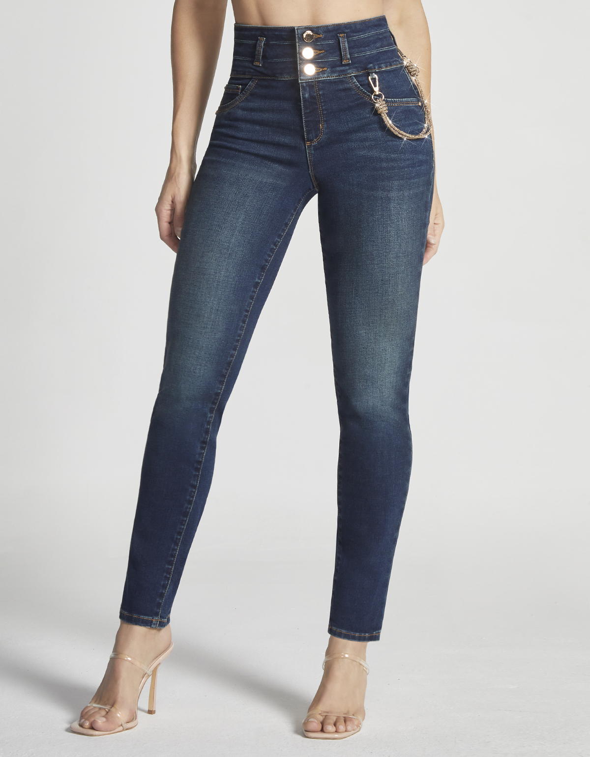 Foto 2 pulgar | Jeans Mujer Skinny Cintura Alta Push Up 0065stob Seven Jeans