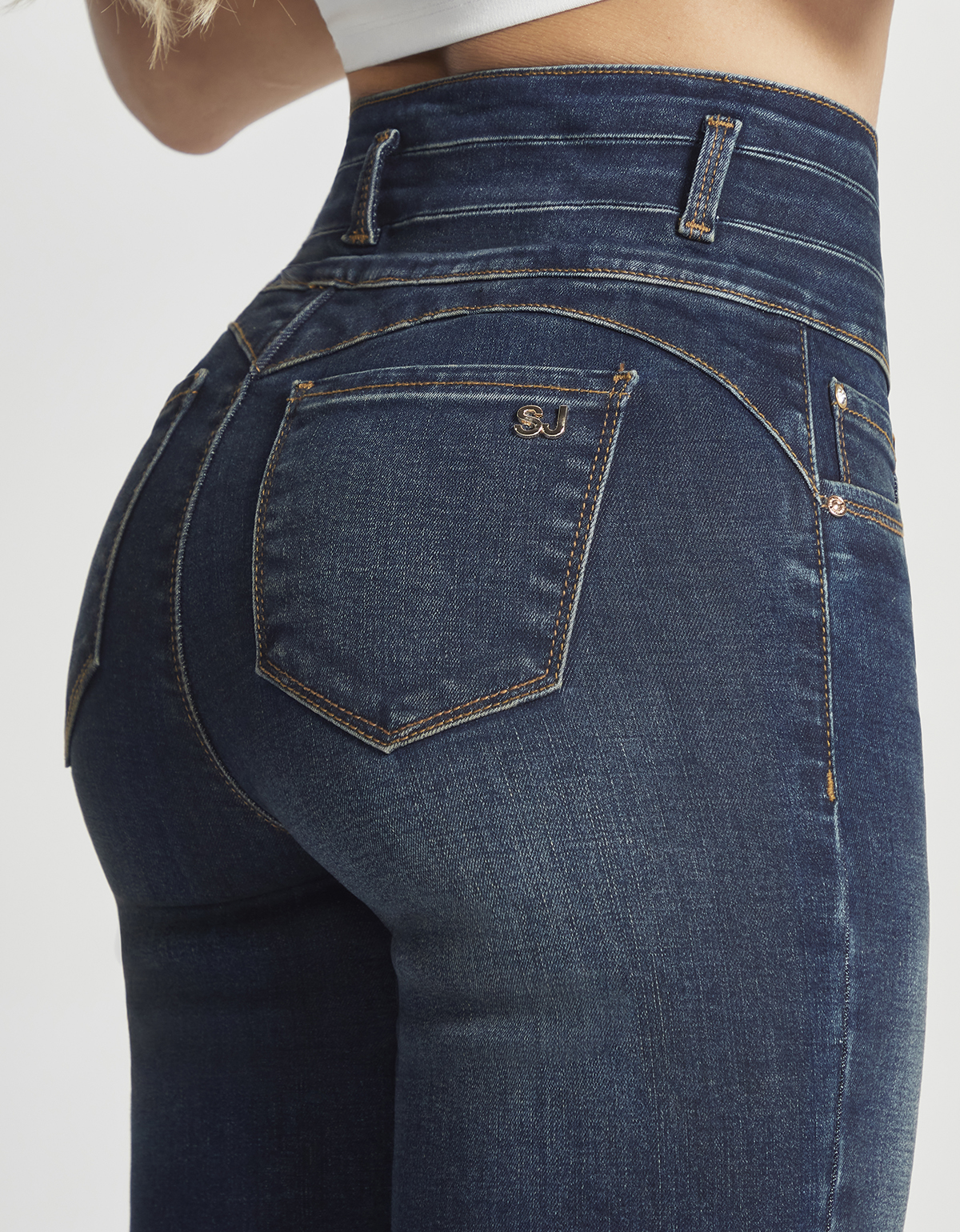 Foto 5 pulgar | Jeans Mujer Skinny Cintura Alta Push Up 0065stob Seven Jeans