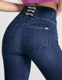 Foto 4 | Jeans Mujer Skinny Cintura Alta Push Up Buenissima 0101stmo Seven Jeans