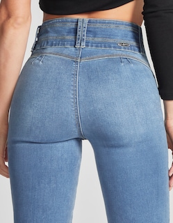 Foto 4 | Jeans Mujer Skinny Cintura Alta Push Up Buenissima 0072stme Seven Jeans