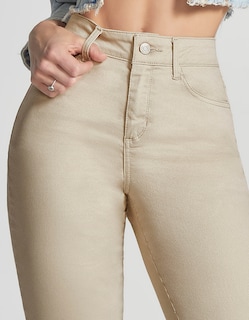 Foto 3 | Jeans Mujer Skinny Cintura Alta 7032kaki Seven Jeans