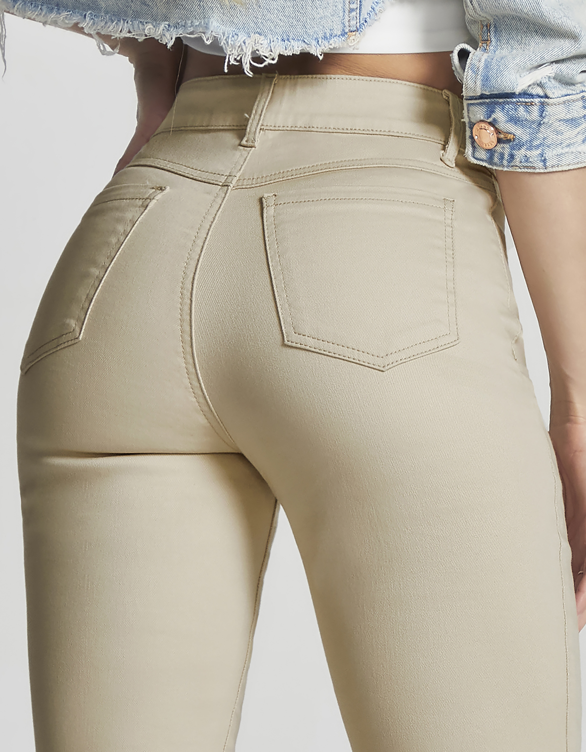 Foto 5 pulgar | Jeans Mujer Skinny Cintura Alta 7032kaki Seven Jeans