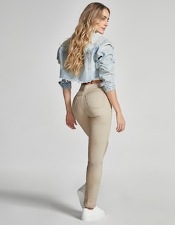 Foto 6 | Jeans Mujer Skinny Cintura Alta 7032kaki Seven Jeans