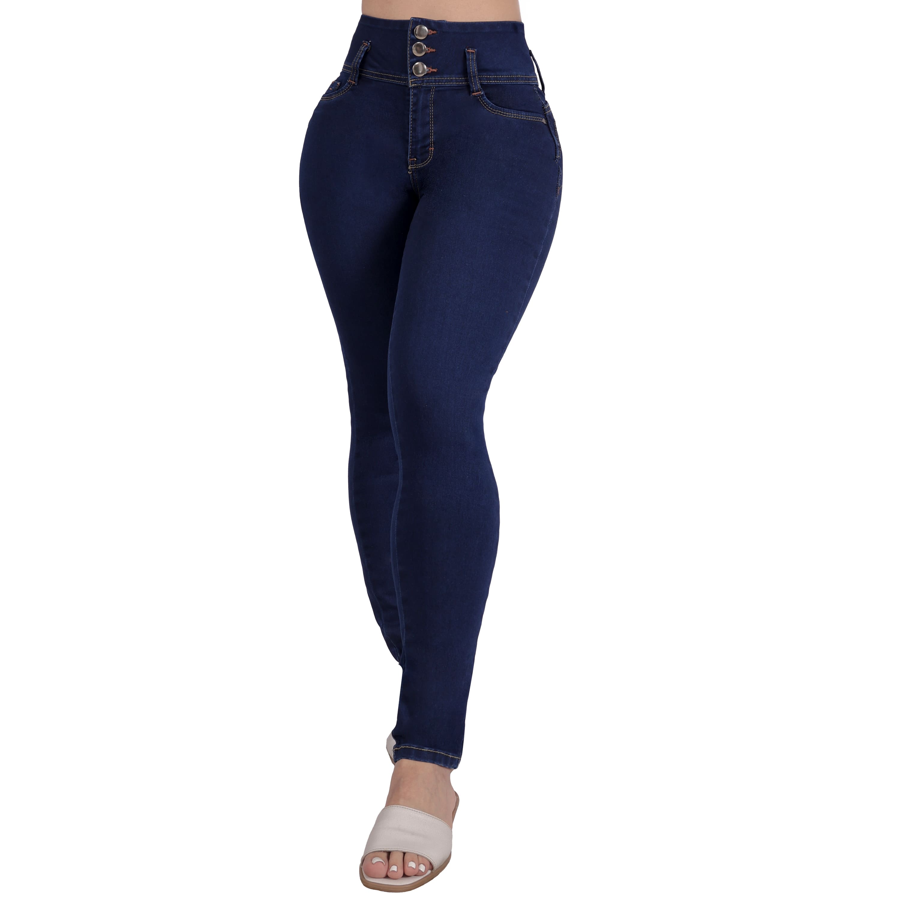 Foto 2 pulgar | Jeans Dama Pantalones Mujer Colombiano Levanta Pompa 2900/02