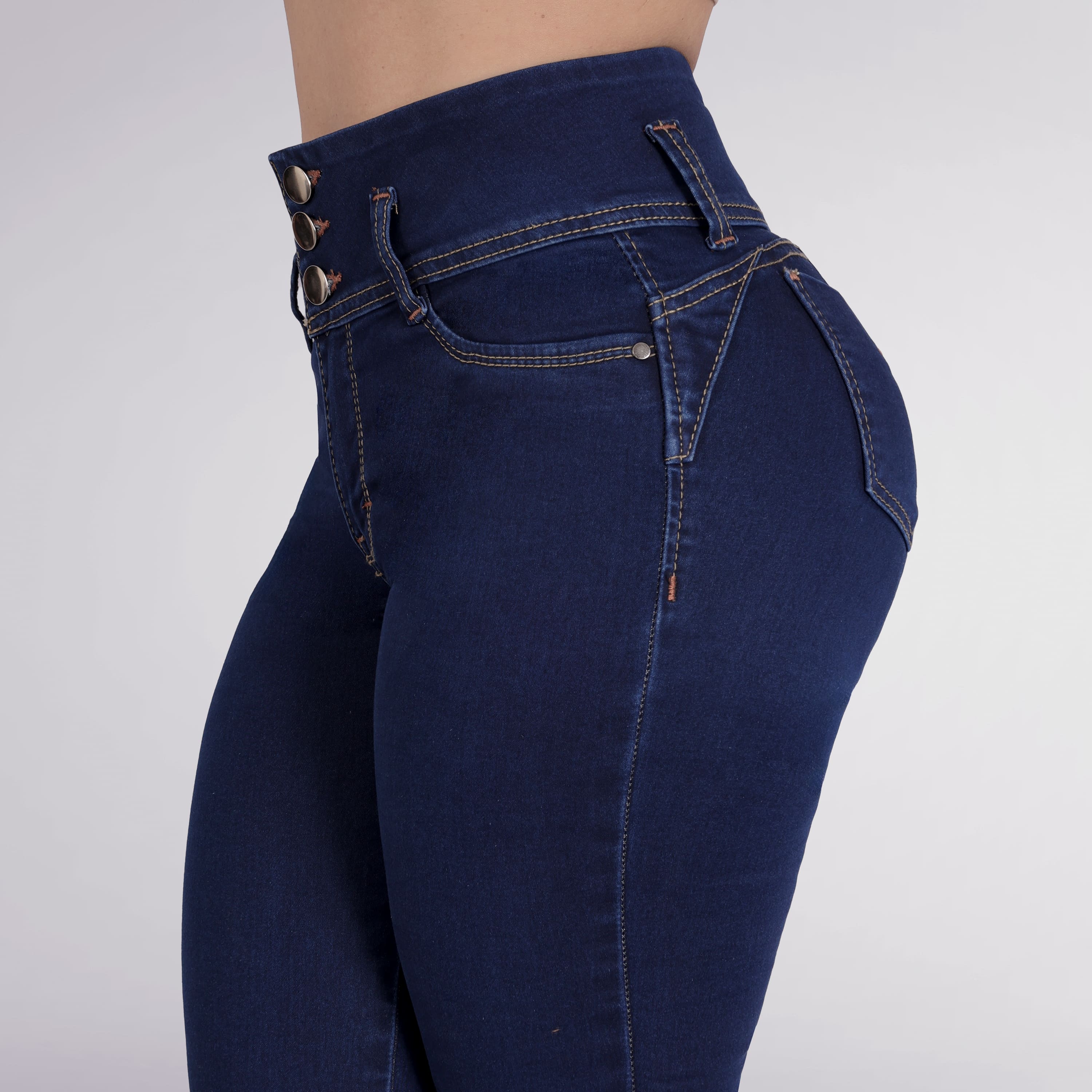 Foto 3 pulgar | Jeans Dama Pantalones Mujer Colombiano Levanta Pompa 2900/02