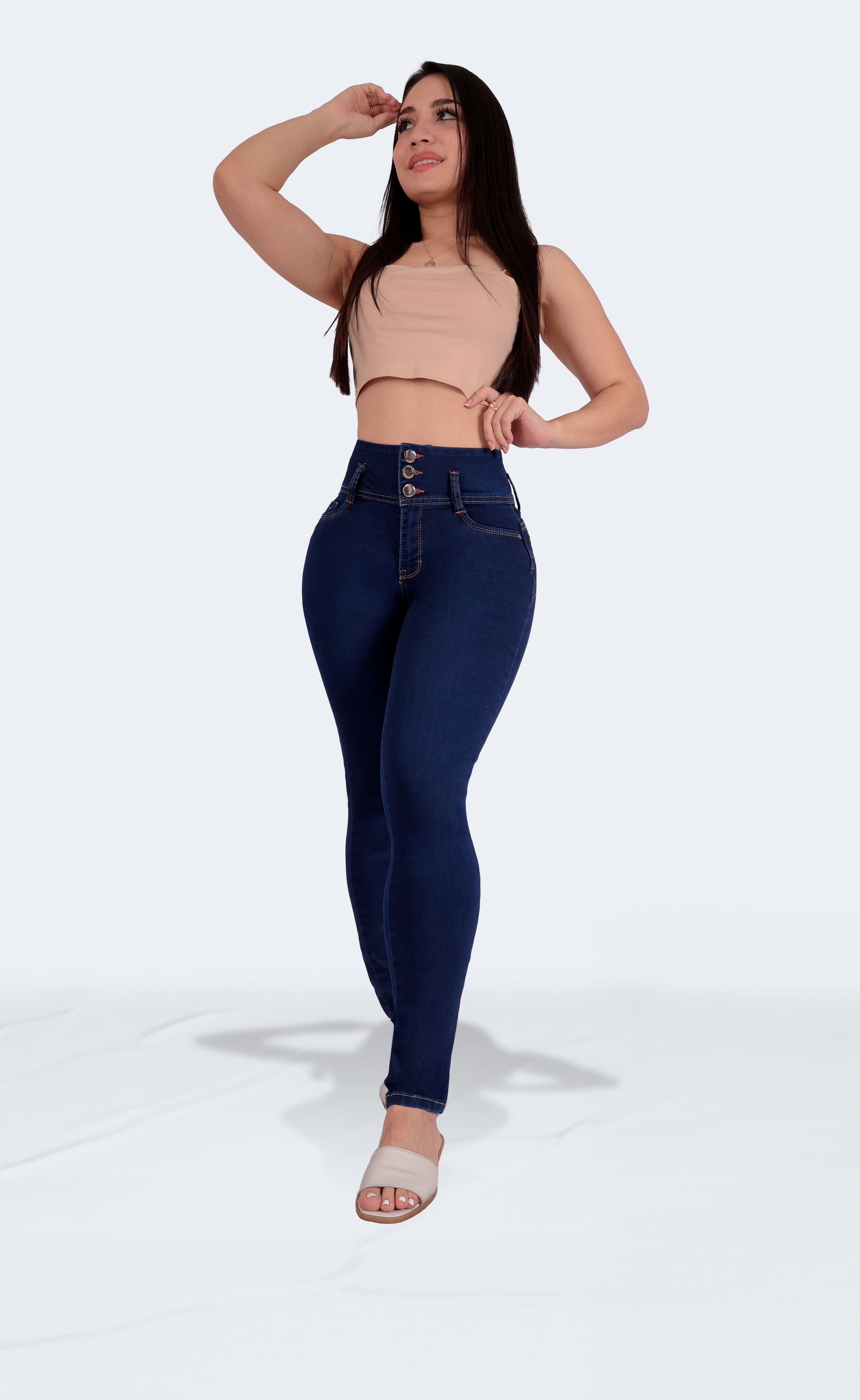 Foto 5 pulgar | Jeans Dama Pantalones Mujer Colombiano Levanta Pompa 2900/02