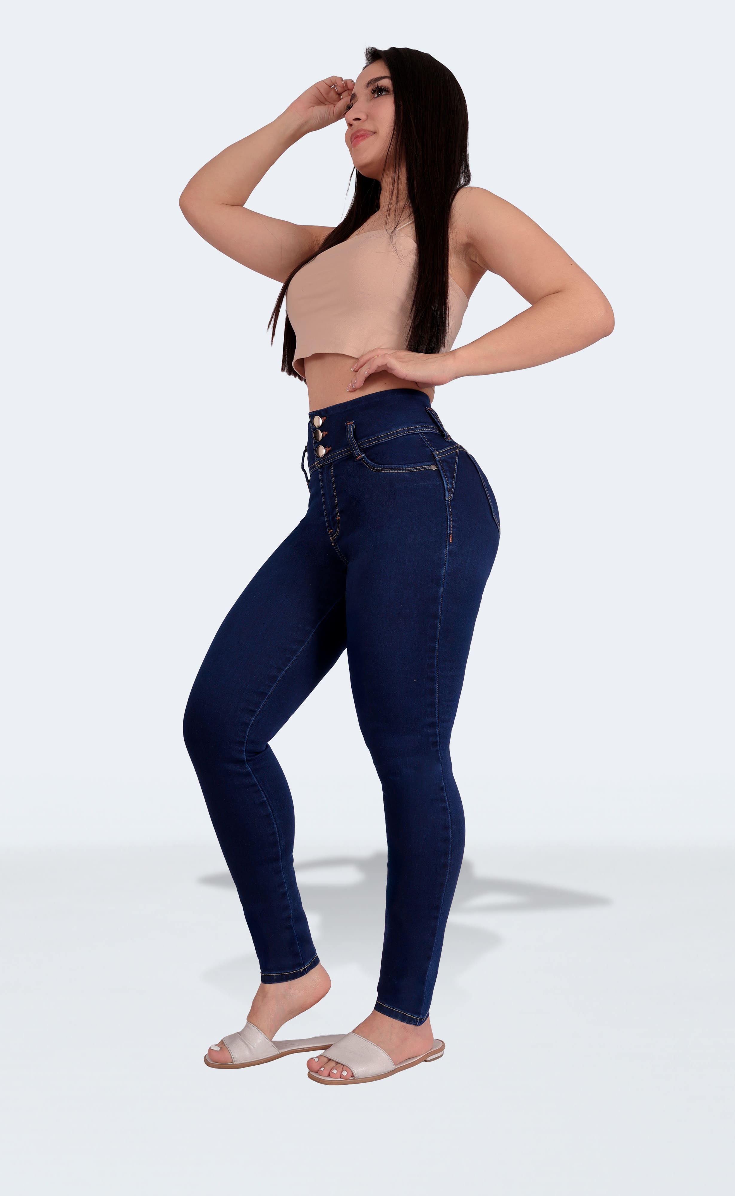 Foto 6 pulgar | Jeans Dama Pantalones Mujer Colombiano Levanta Pompa 2900/02