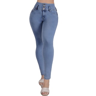 Foto 1 | Jeans Dama Pantalones Mujer Colombiano Levanta Pompa 2900/01