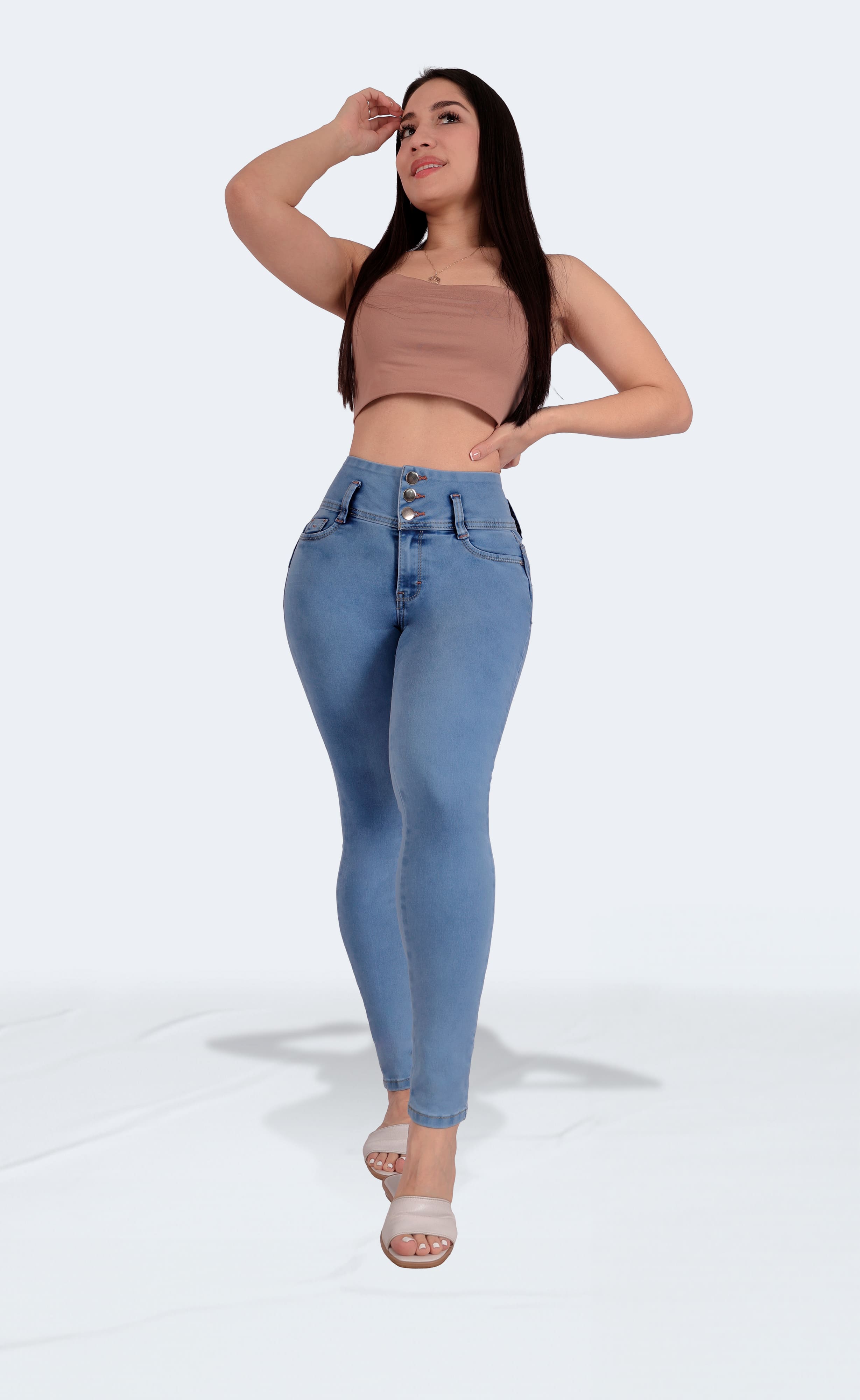 Foto 5 pulgar | Jeans Dama Pantalones Mujer Colombiano Levanta Pompa 2900/01