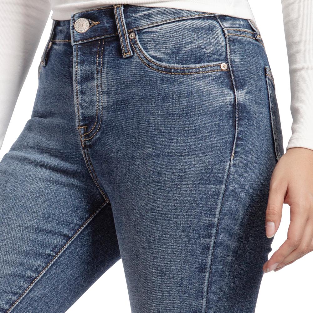 Foto 5 pulgar | Pantalón High Rise Skinny Mujer Balam Bl7191 Azul