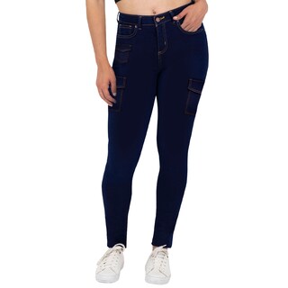 Foto 1 | Pantalón Skinny Cargo Britos Jeans Mezclilla 025705 para Mujer
