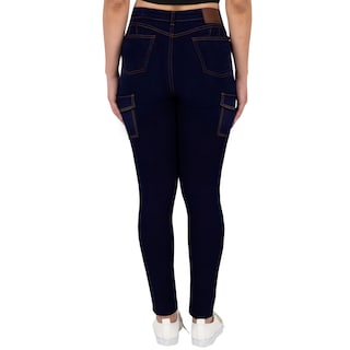 Foto 2 | Pantalón Skinny Cargo Britos Jeans Mezclilla 025705 para Mujer