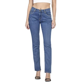 Foto 1 | Pantalón LEE 531-Jeans Slim Fit color Azul Mujer 31M3