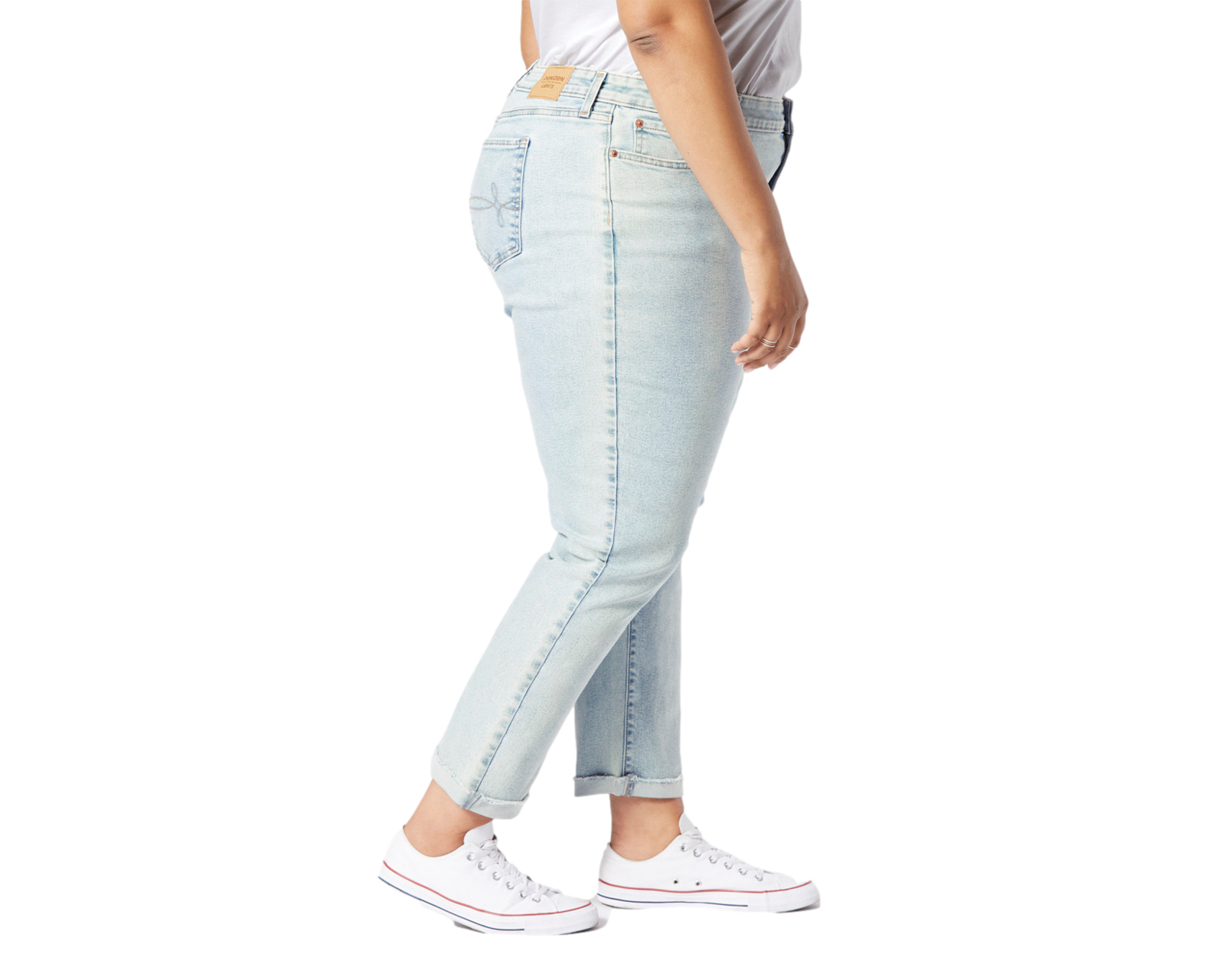 Foto 3 pulgar | Jeans Denizen 84594-0011 Mid-rise Boyfriend Plus