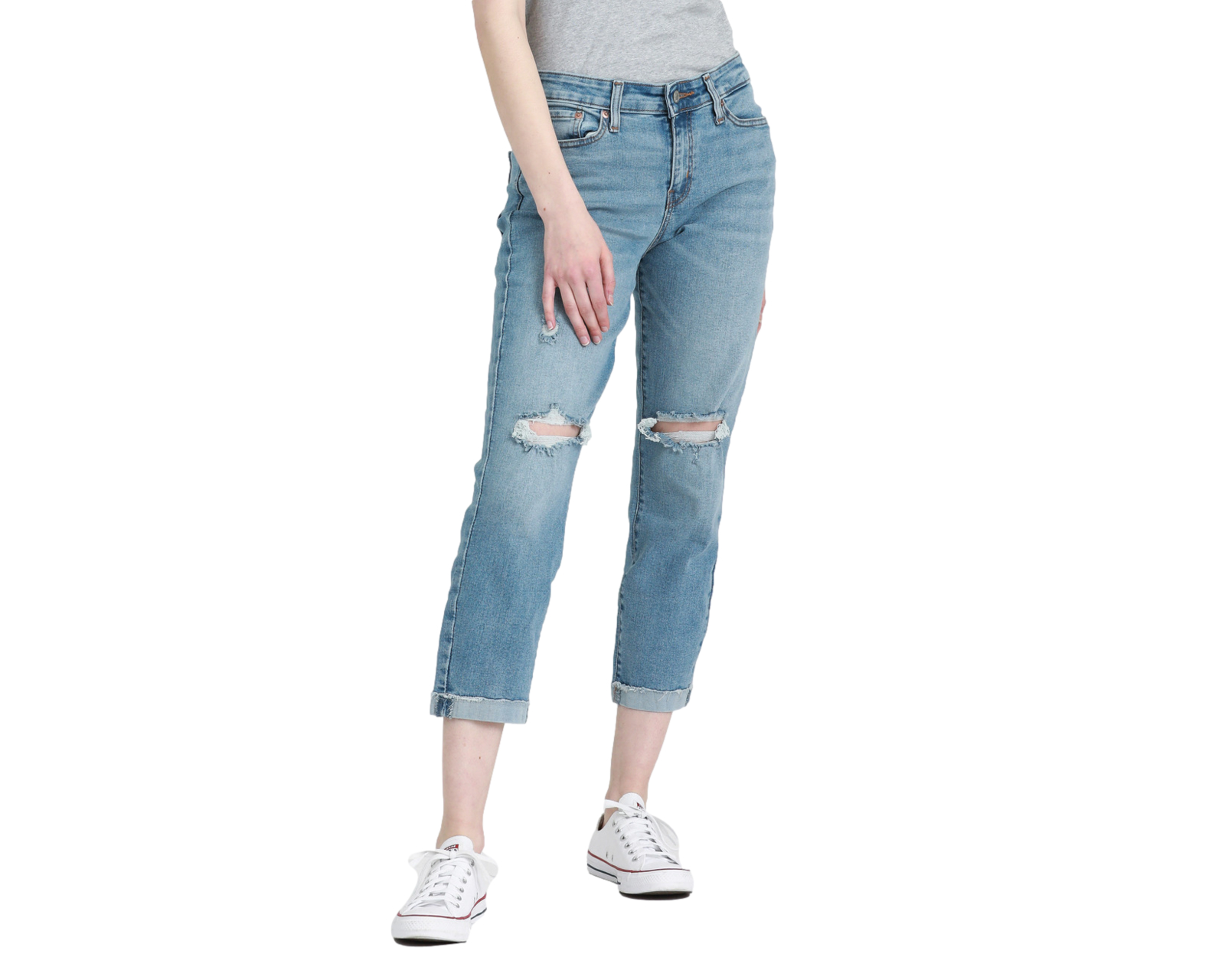 Foto 2 pulgar | Jeans Denizen 36723-0074 Mid-Rise Boyfriend color Azul