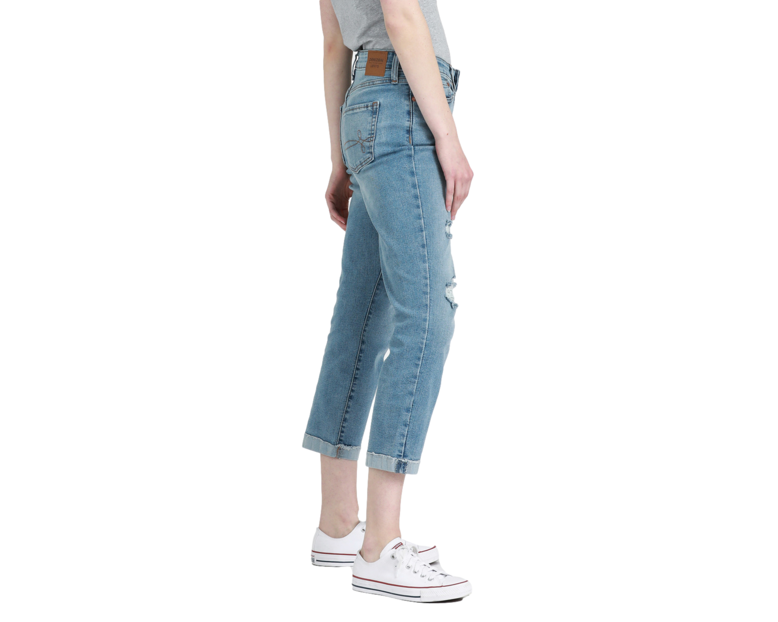 Foto 2 | Jeans Denizen 36723-0074 Mid-Rise Boyfriend color Azul