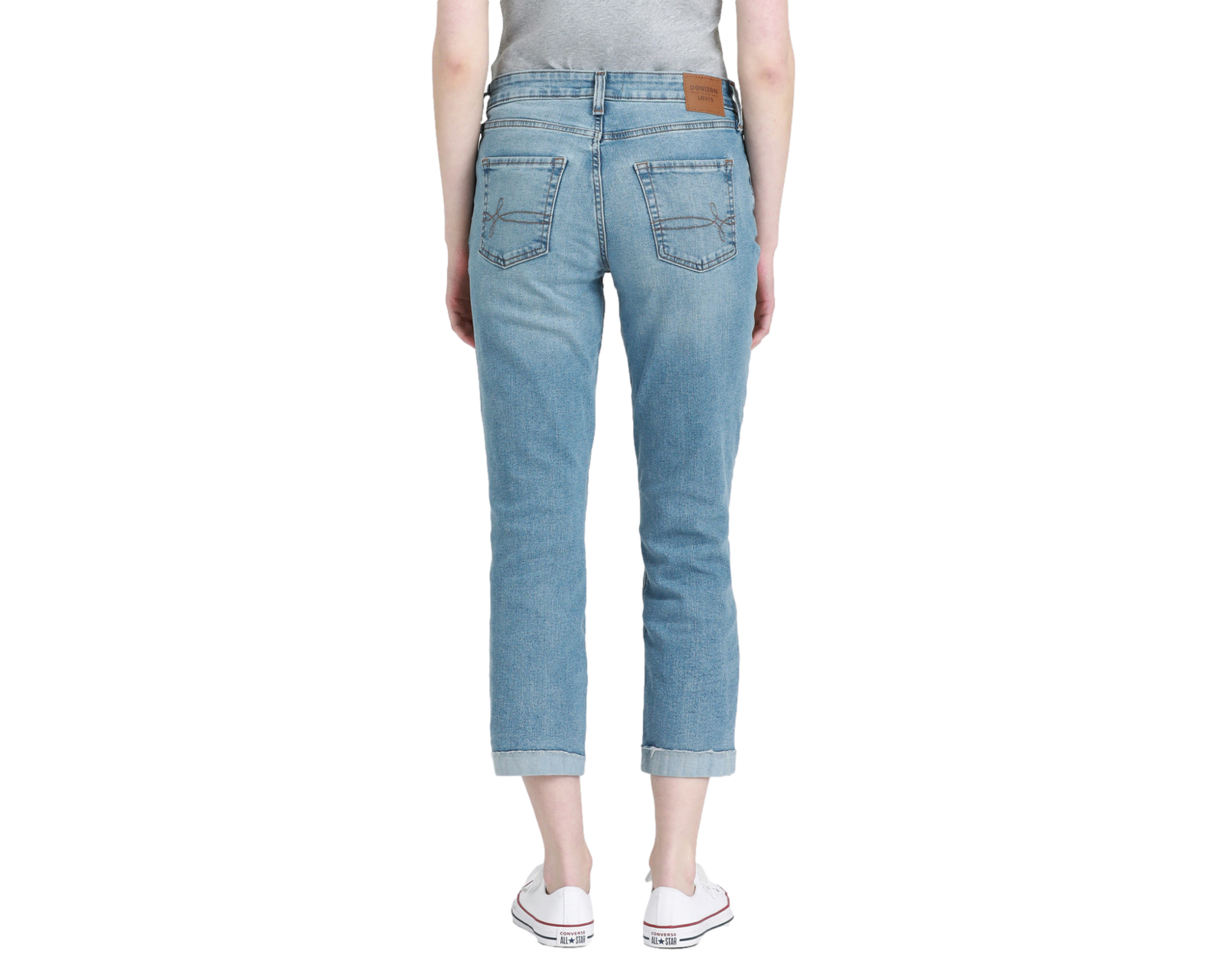 Foto 4 pulgar | Jeans Denizen 36723-0074 Mid-Rise Boyfriend color Azul