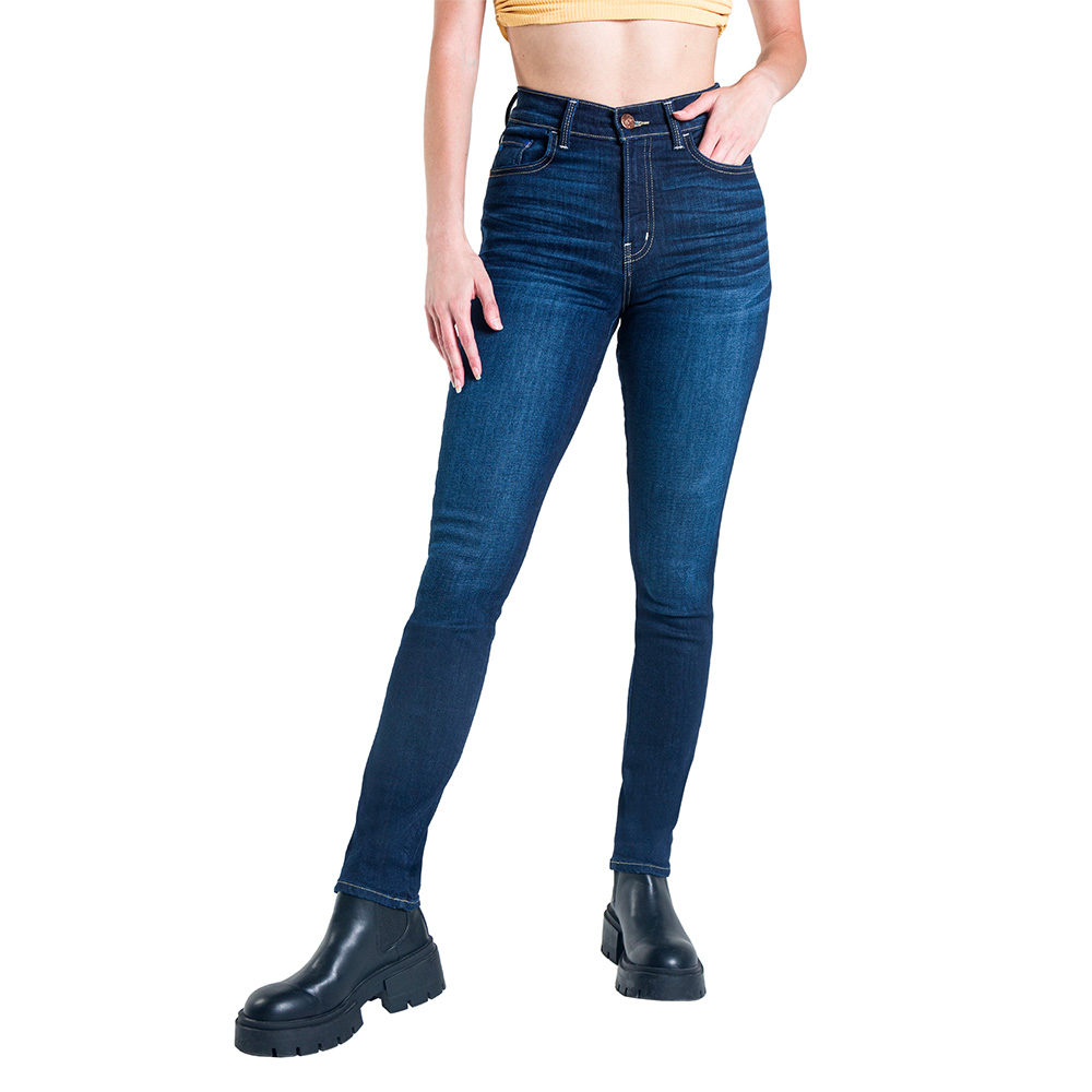 Jeans de Mezclilla Oggi PASSBLU2222110 color Azul para Mujer